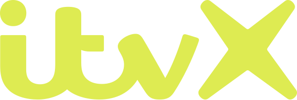 ITV X logo with lowercase 'itv' in green and uppercase 'X' in yellow.