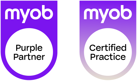 MYOB Purple Partner & Certified Practice Logo