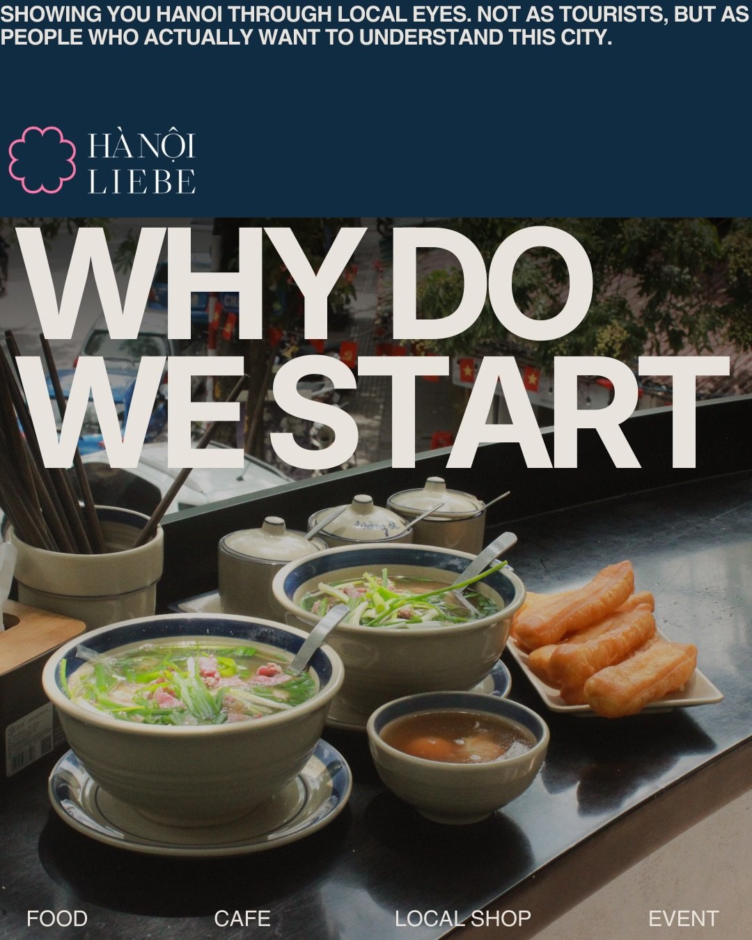 Hanoi is more than just a tourist destination.

We believe this city has stories that go beyond temples and traffic. We explore caf&eacute;s where locals hang out, street food stalls with generations of history, hidden vintage shops, and old houses t