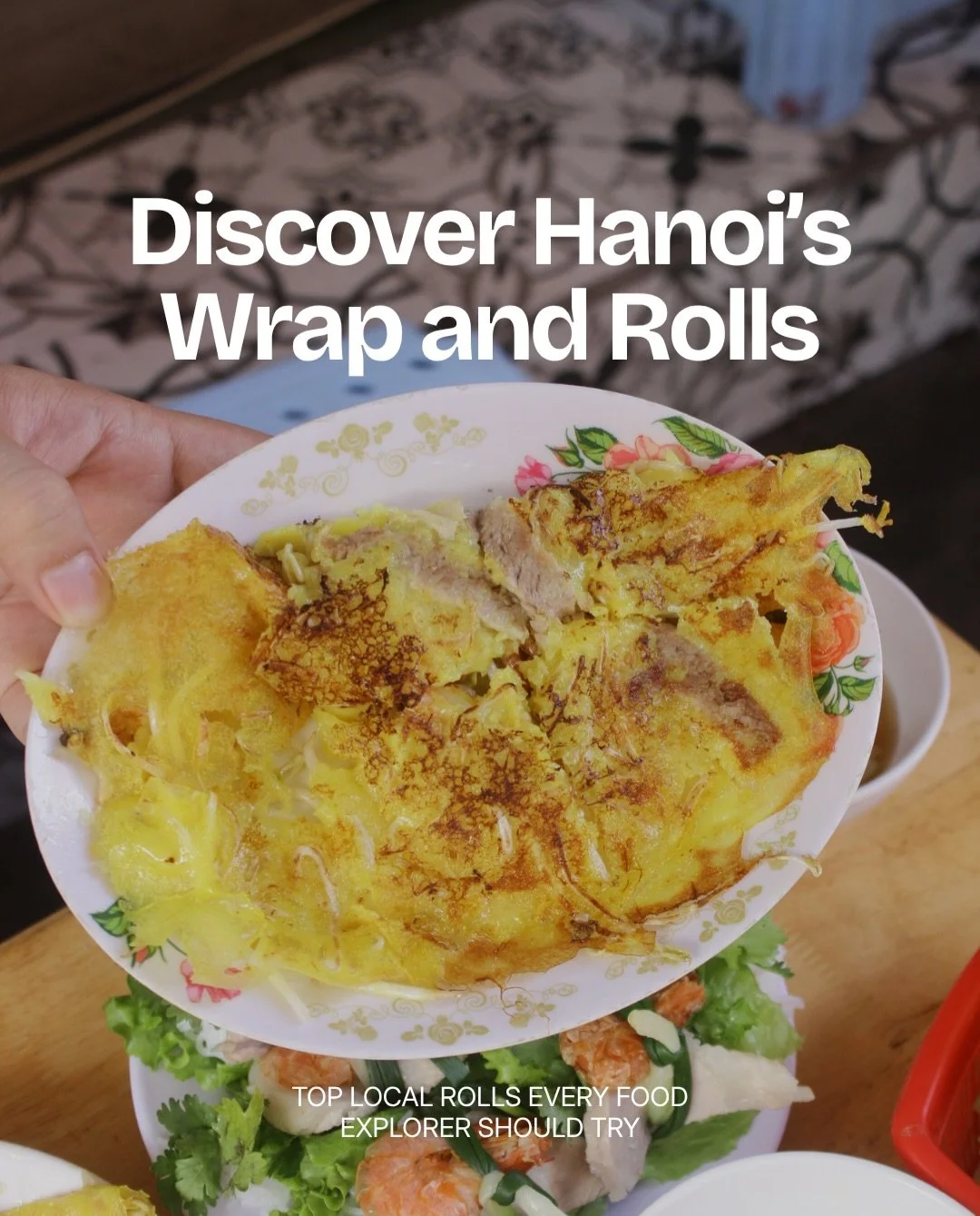 POV: You thought Hanoi was only about Phở until you tried "wrap and roll" scene🥢

Hanoi&rsquo;s food culture is endless, especially when it comes to rolls. From the comforting Phở Cuốn (Pho rolls) to the fancy twist B&aacute;nh Cuốn T&ocir