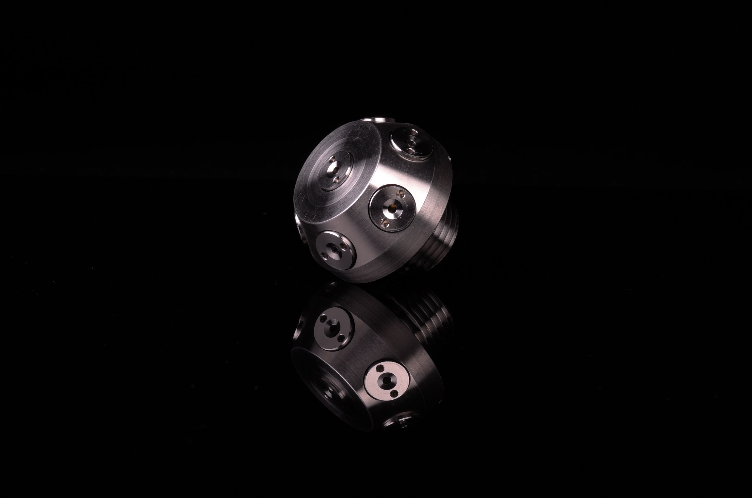 a highly complex cnc precision part that is assembled that is for liquids or gas