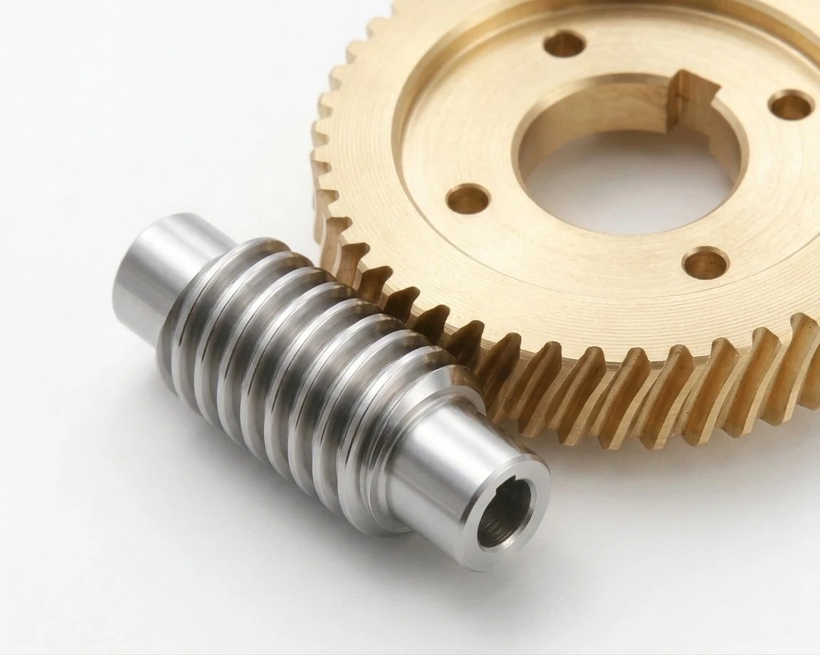 Worm gear, worm drive with worm and worm wheel