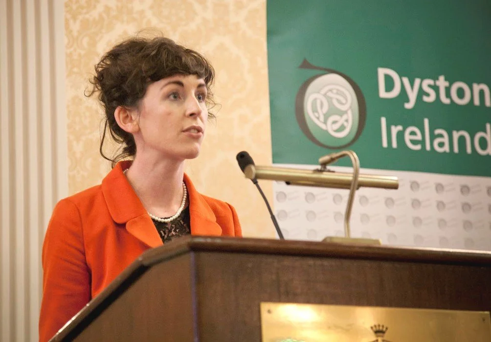 Dr. Eavan McGovern speaking at the Dystonia Ireland Conference: Meet the Experts