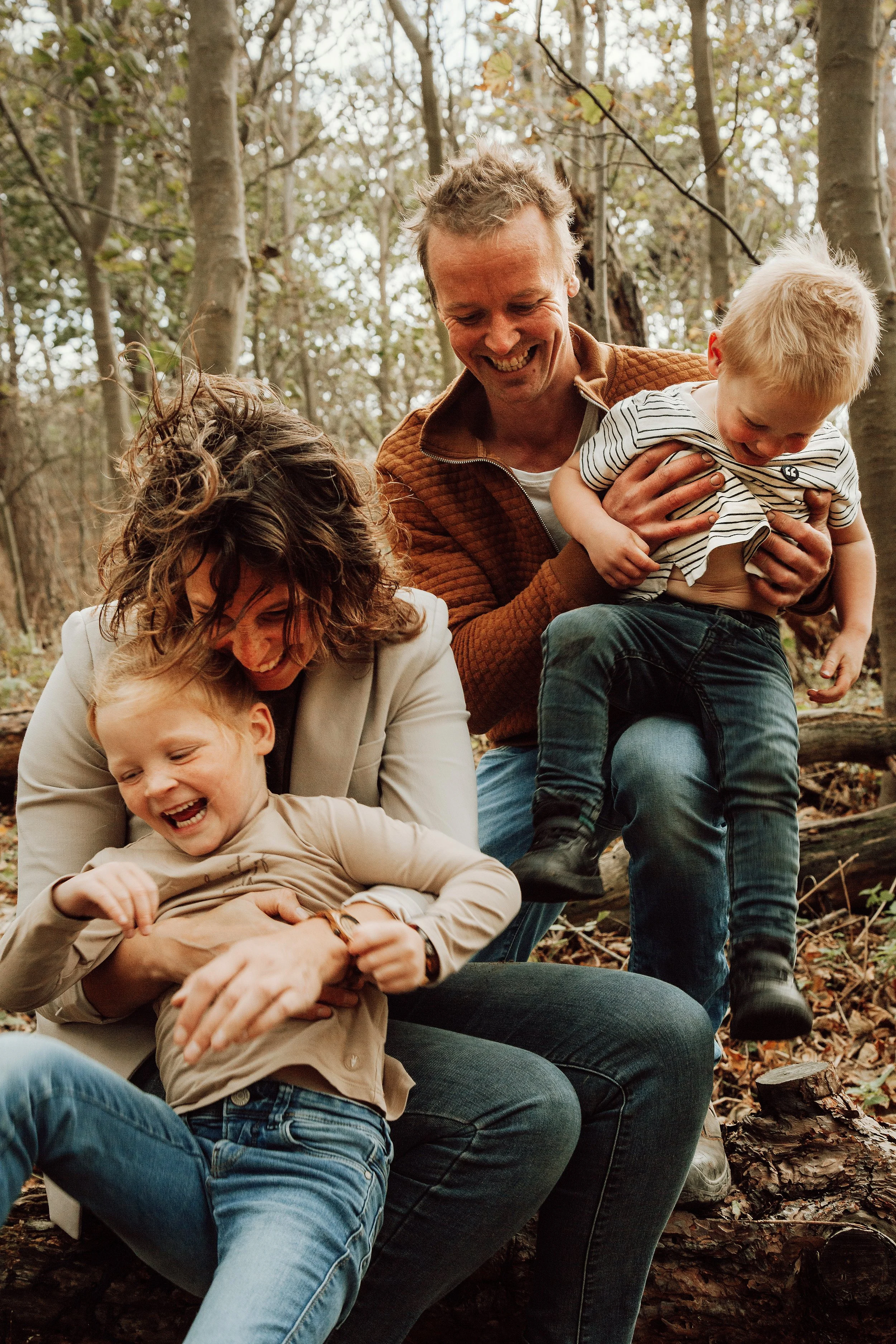 Minishoots in het bos