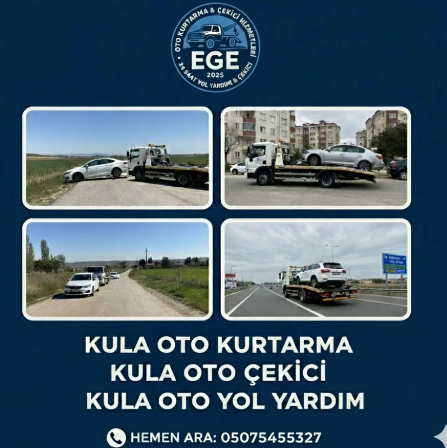 Zorlu Anlarınızda Tek &Ccedil;&ouml;z&uuml;m Ortağınız: Ege Oto Kurtarıcı! 🛠️

​Yolların ne zaman s&uuml;rpriz yapacağı belli olmaz ama siz hazırlıklı olun! Bug&uuml;n de sizler i&ccedil;in d&ouml;rt farklı noktada ara&ccedil; kurtarma operasyonunu 