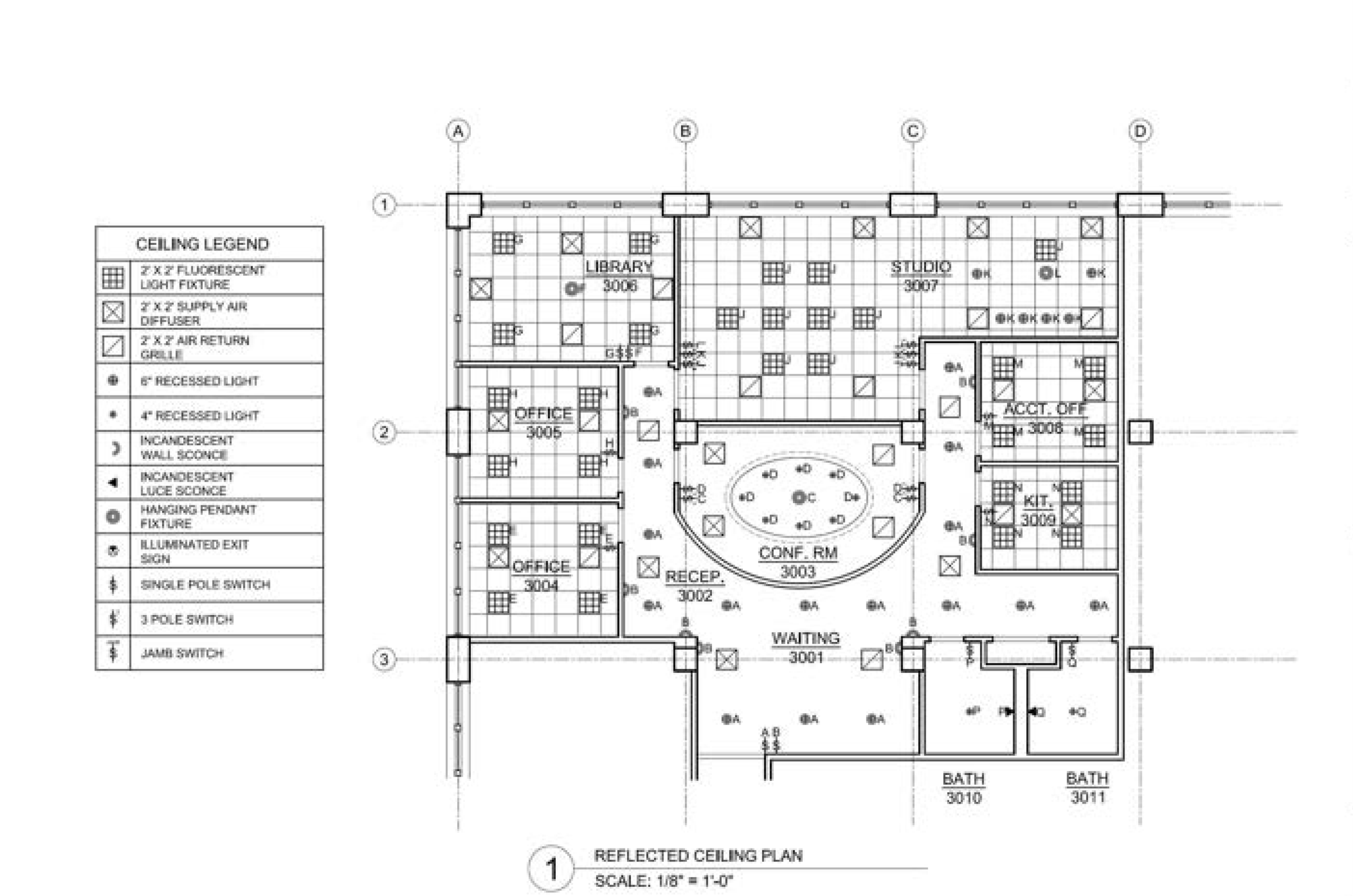 White background with AutoCAD lines sketching the floor plan of furniture in black