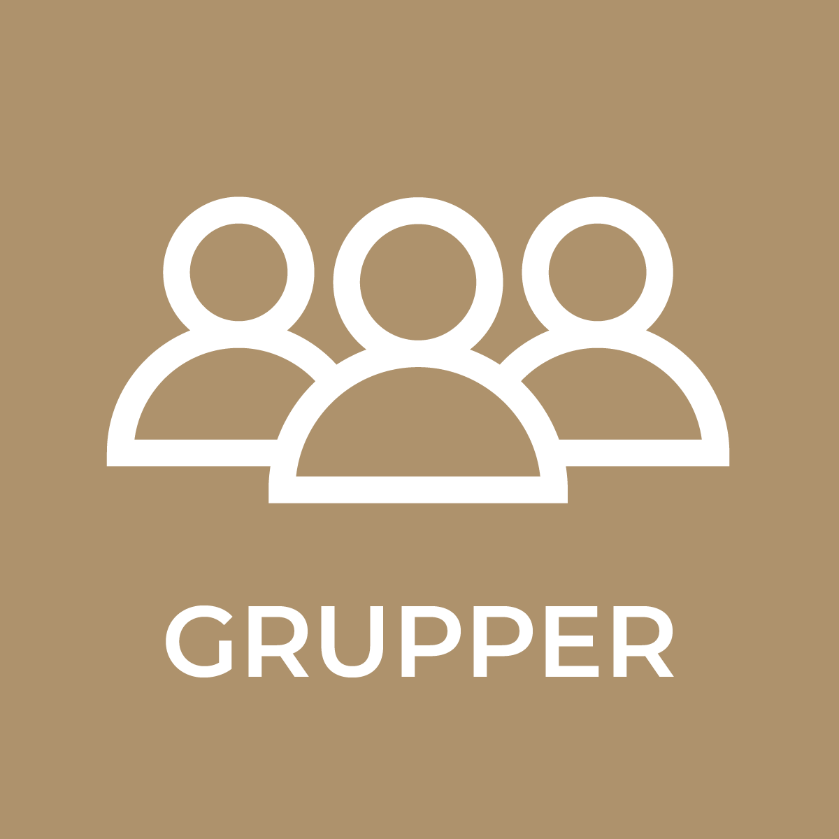 Grupper ikon og link til side om besøg for grupper