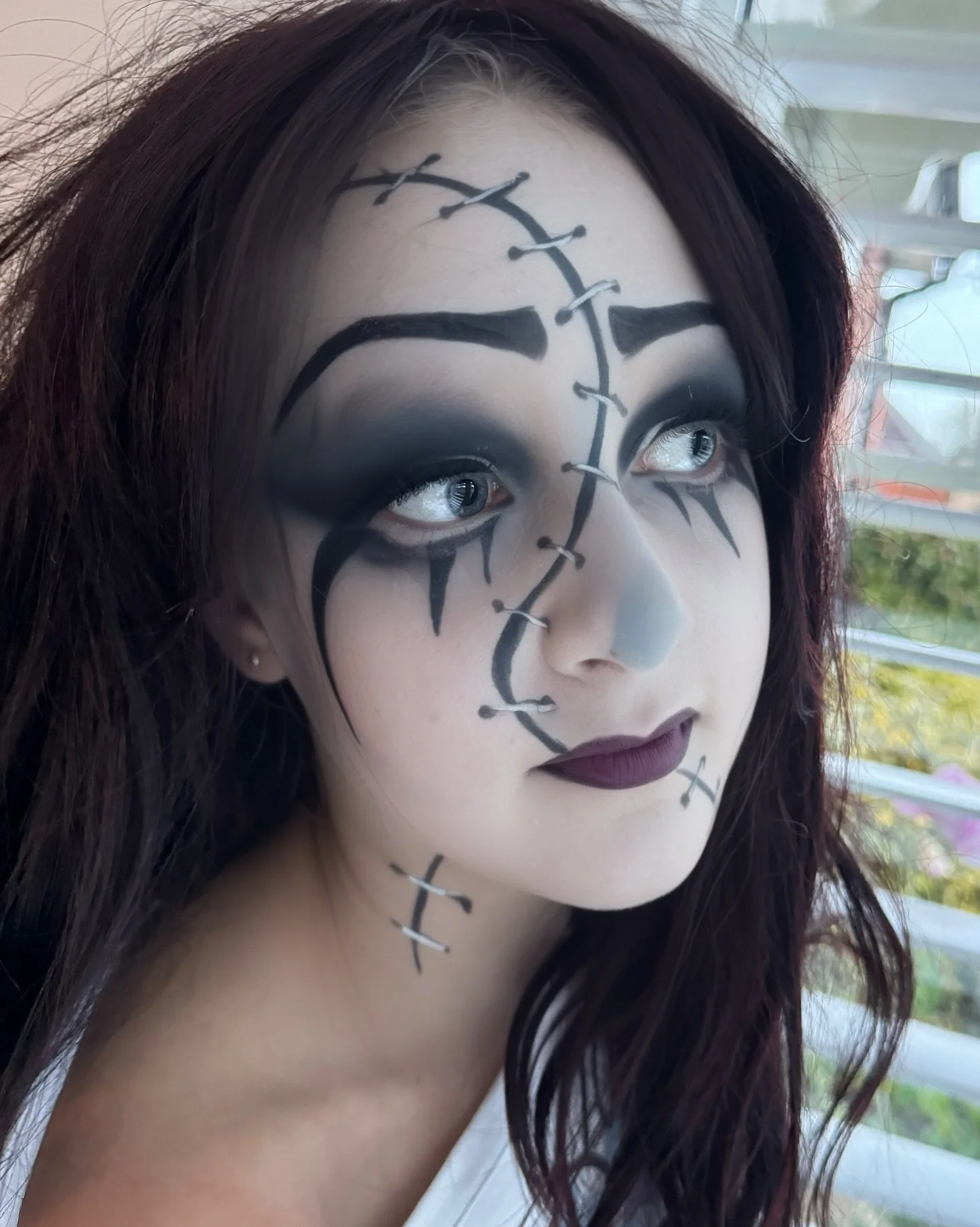 &lsquo;Delores&rsquo; Halloween makeup. #halloweenmakeup #delores #beetlejuicedelores #beetlejuice #halloweencostume #hallowen #makeup #makeupartistuk #instahalloween #fancydresscostume