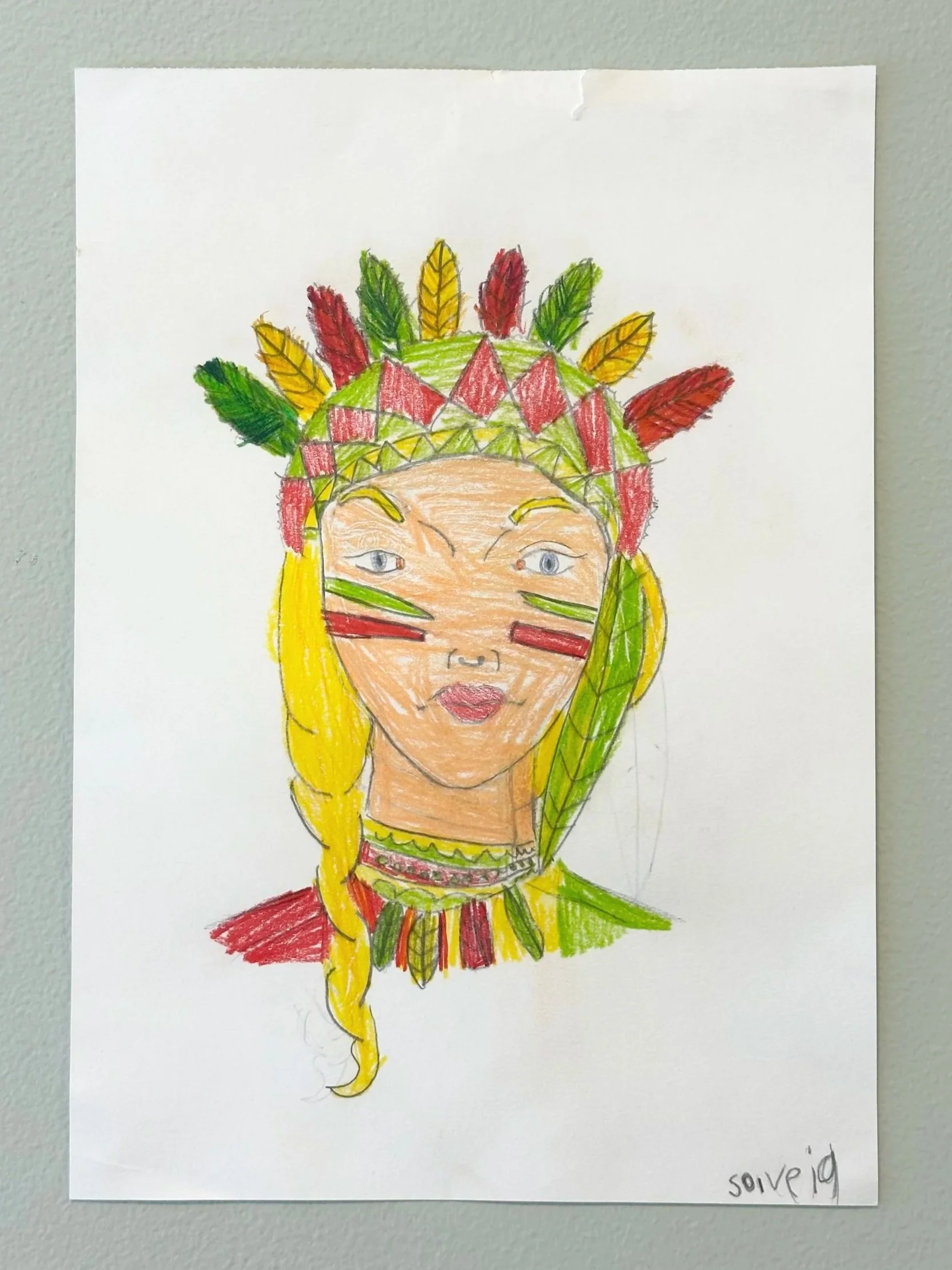 Solveig 8 år