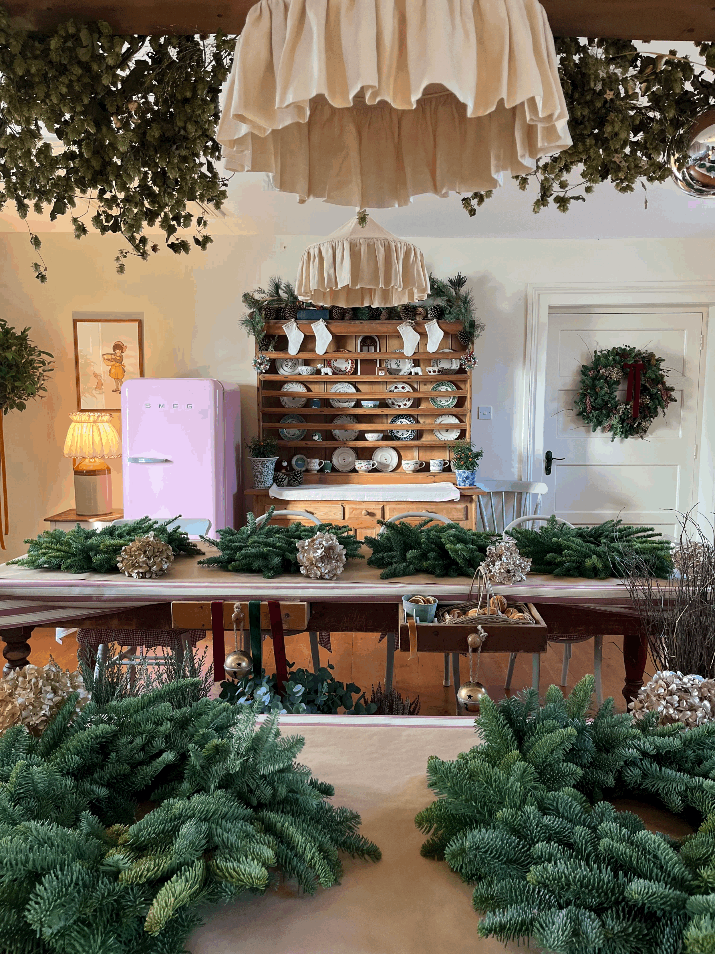 Luxury Festive Natural Wreath Workshop - Dec 5th 2026 - 11am-1.30pm