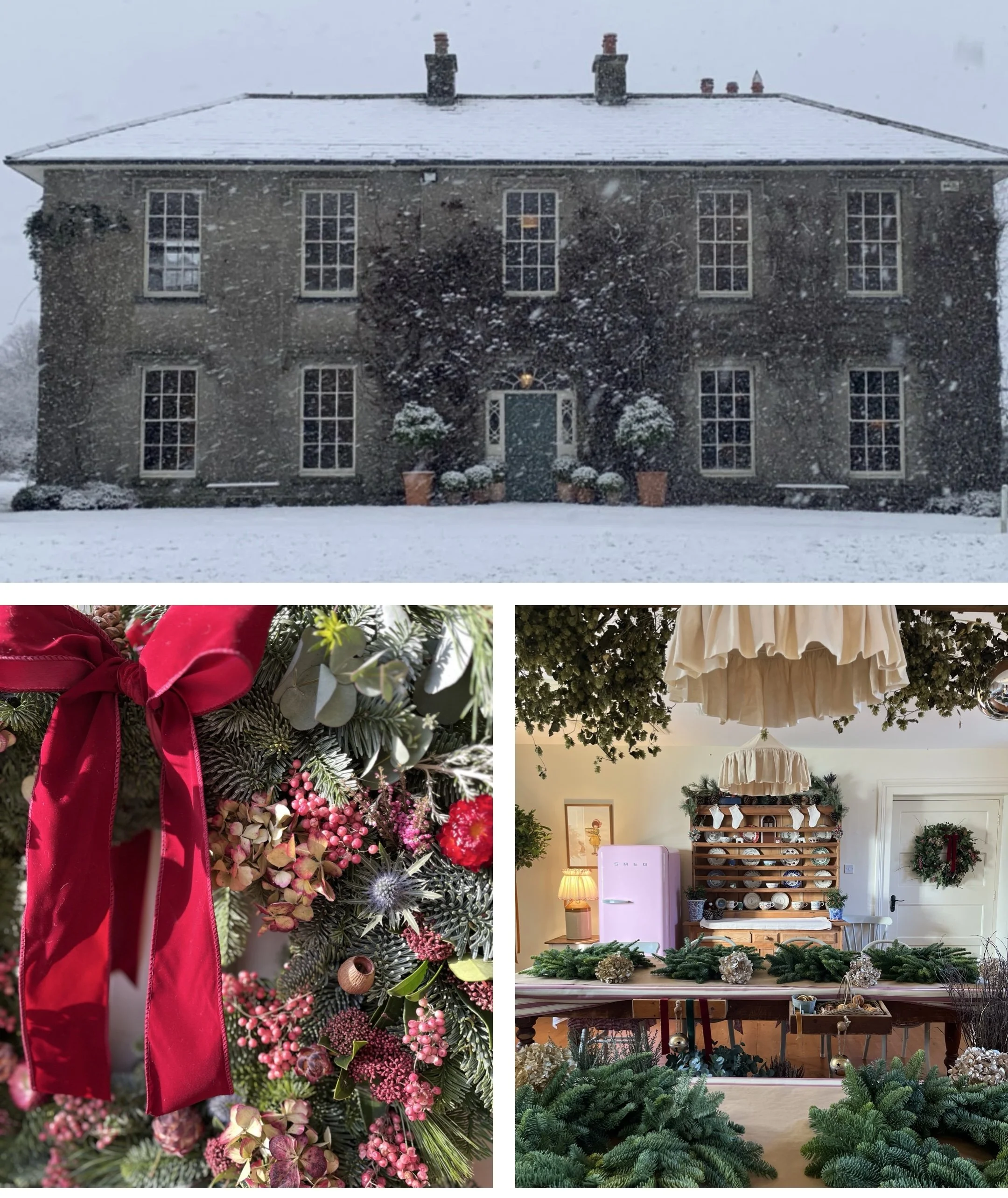 Private Group Booking - Festive Natural Wreath Workshop - Dec 14th 11.30am-2pm