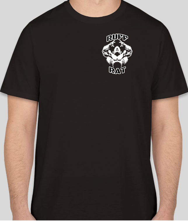 Ruff Gym Rat T-Shirt Black