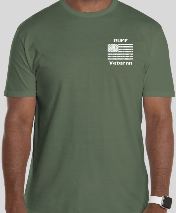 Ruff Veteran T-Shirt Military Green