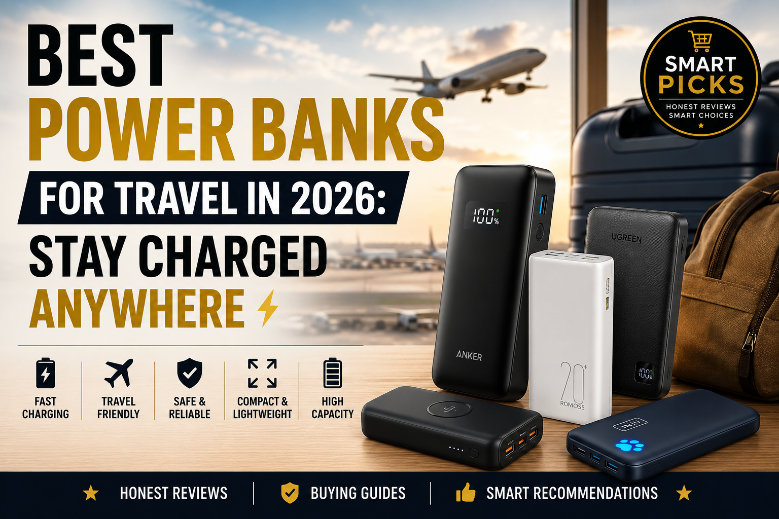Never Run Out of Battery While Traveling