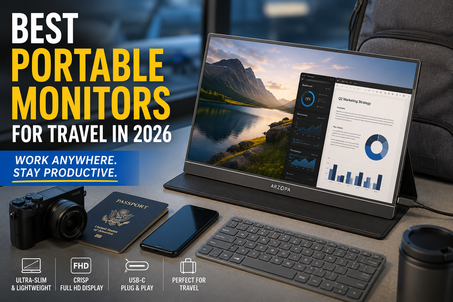 Best Portable Travel Monitors for Remote Work in 2026