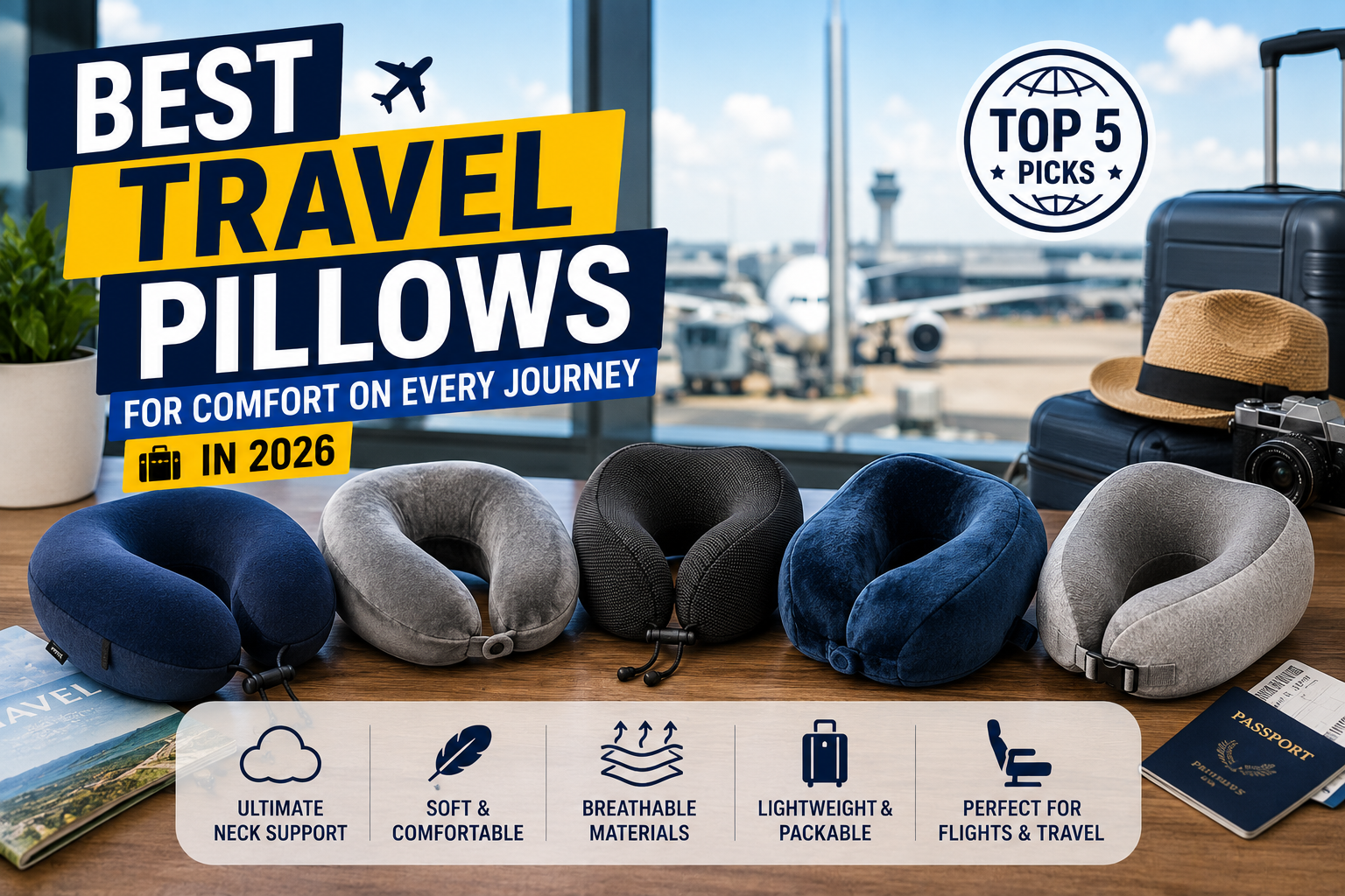 Best Travel Pillows for Side Sleepers on Airplanes (2026)