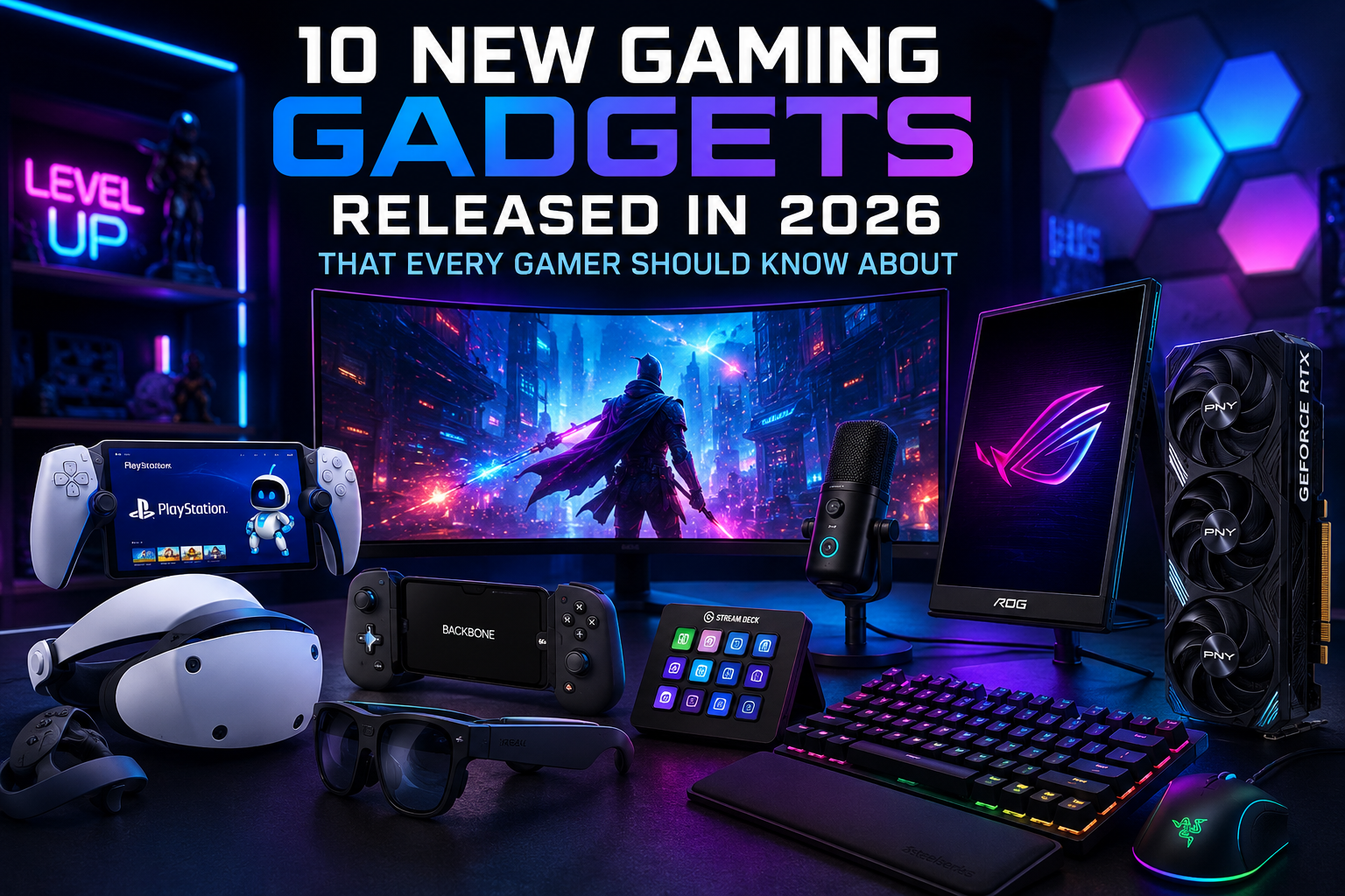 10 New Gaming Gadgets Released in 2026 That Every Gamer Should Know About