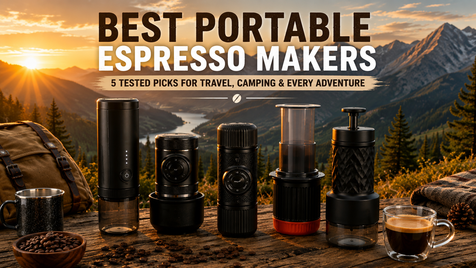Best Portable Espresso Makers for Travel in 2026 (Top 5 Tested Picks)