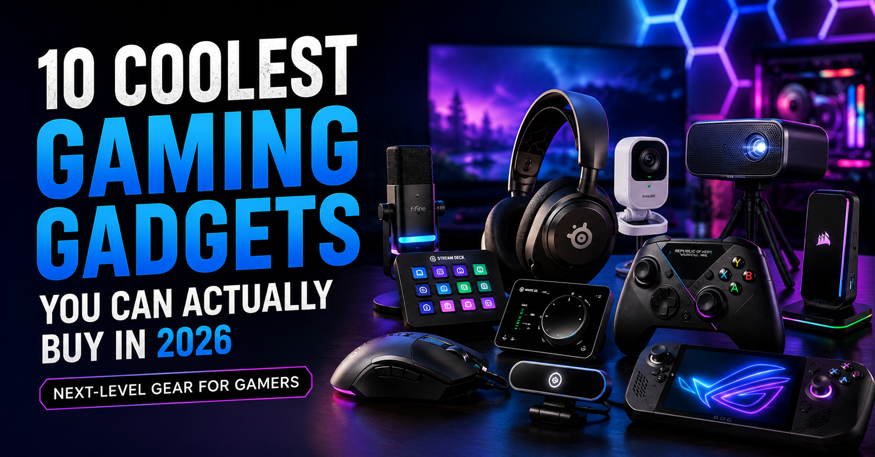 10 Cool Gaming Gadgets You Didn't Know Existed in 2026 