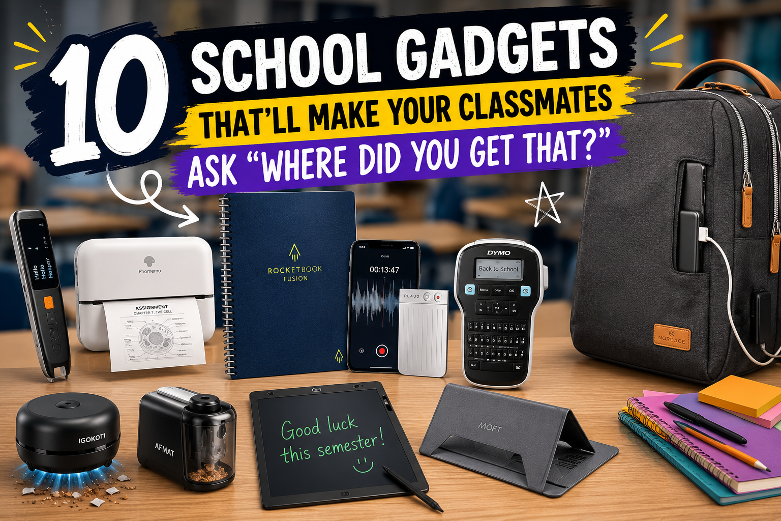 10 School Gadgets That'll Make Your Classmates Ask "Where Did You Get That?" (2026)