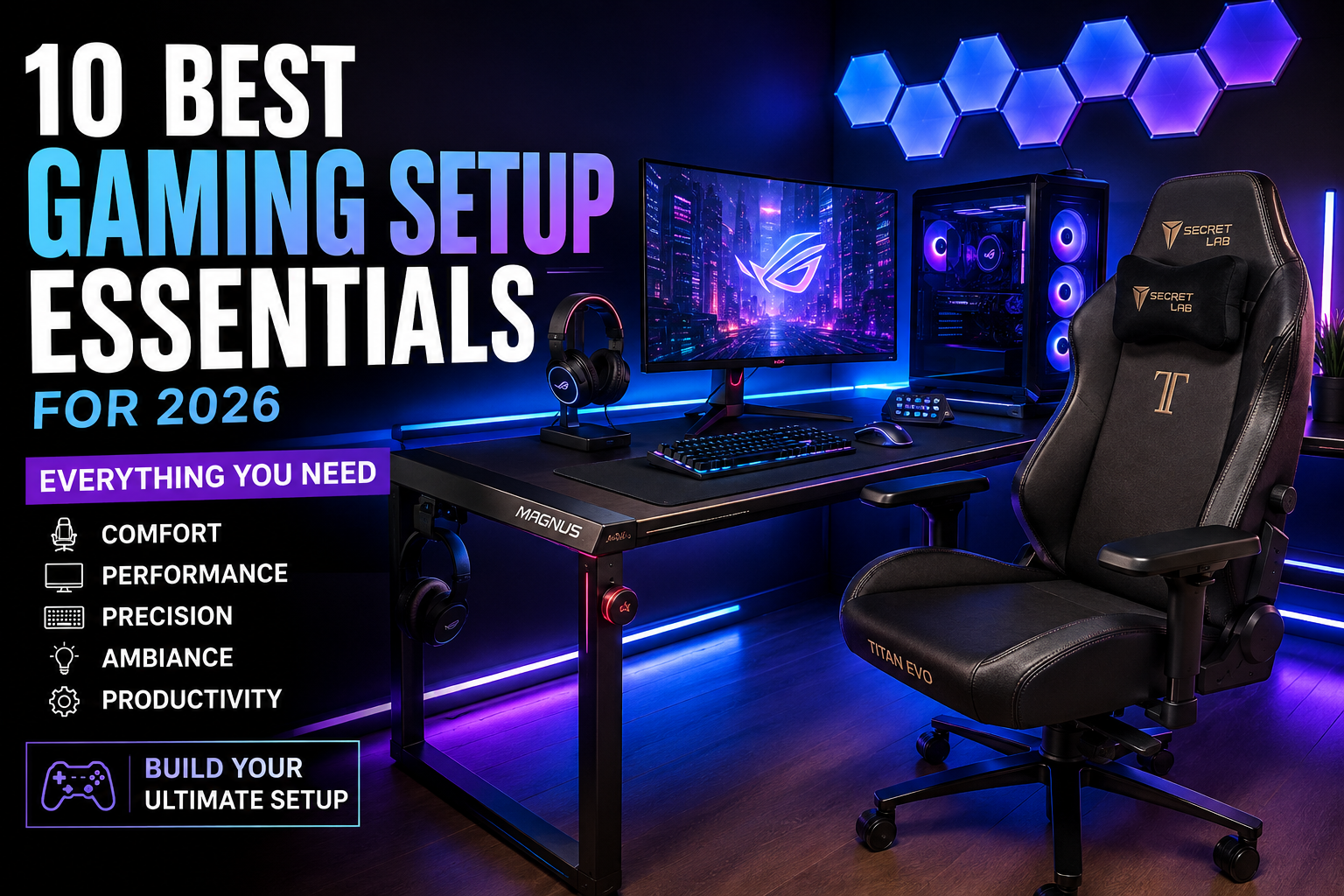 Best Gaming Setup for 2026: Everything You Need From Chair to Accessories