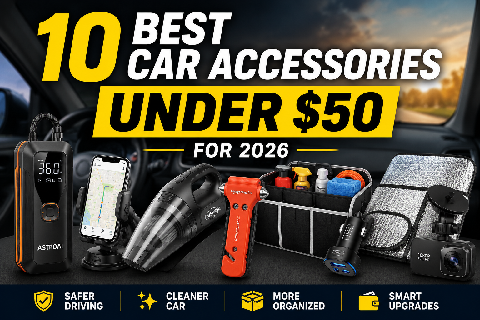 10 Best Car Accessories Under $50 That Are Actually Worth Buying in 2026Z