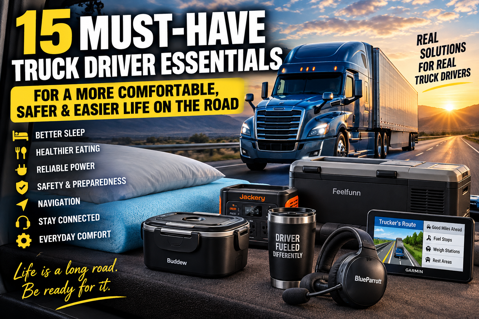 15 Semi-Truck Essentials I’d Bring After 12+ Years of Truck Driving