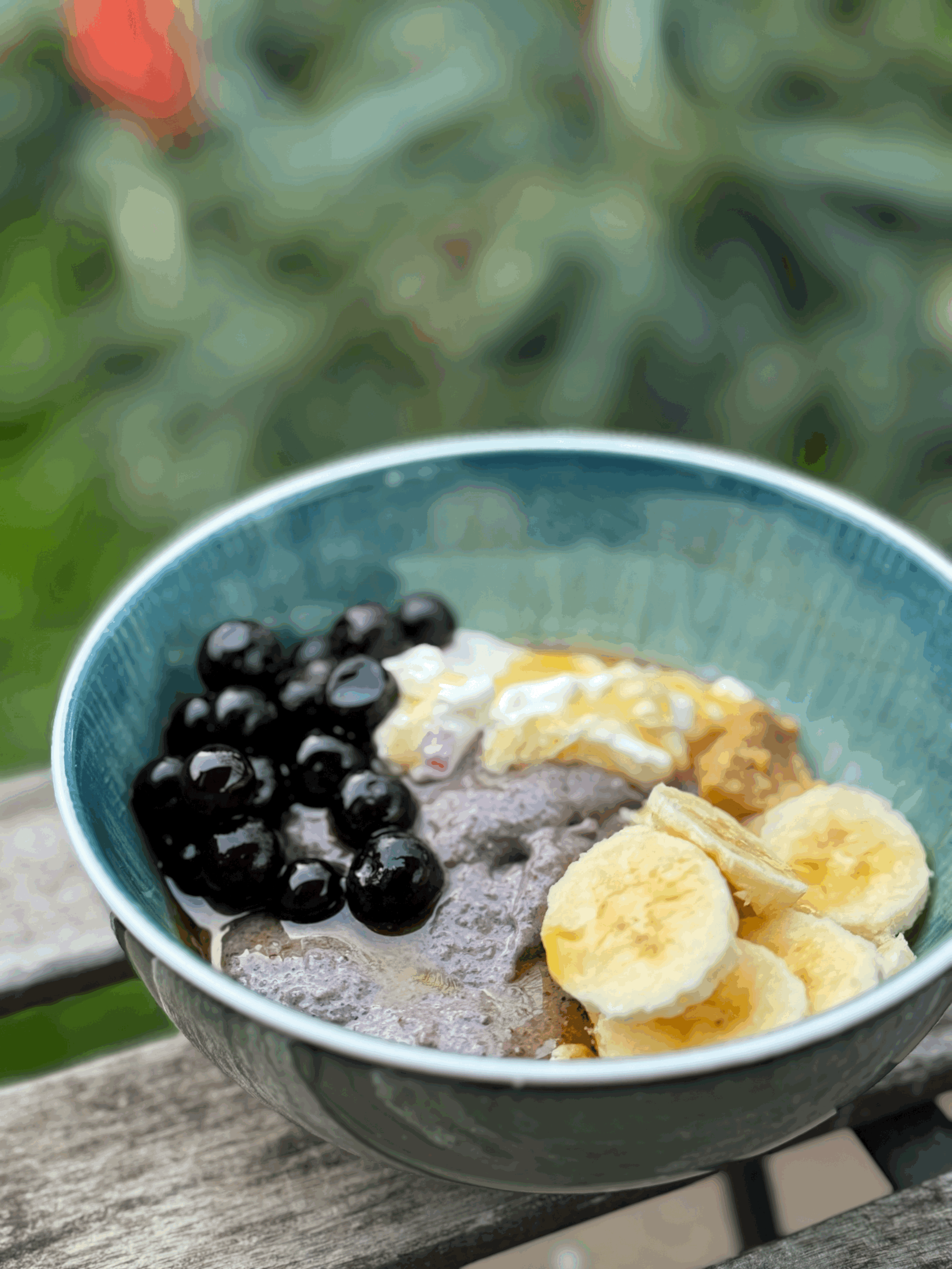 Blended Choc Cherry Chia Pudding