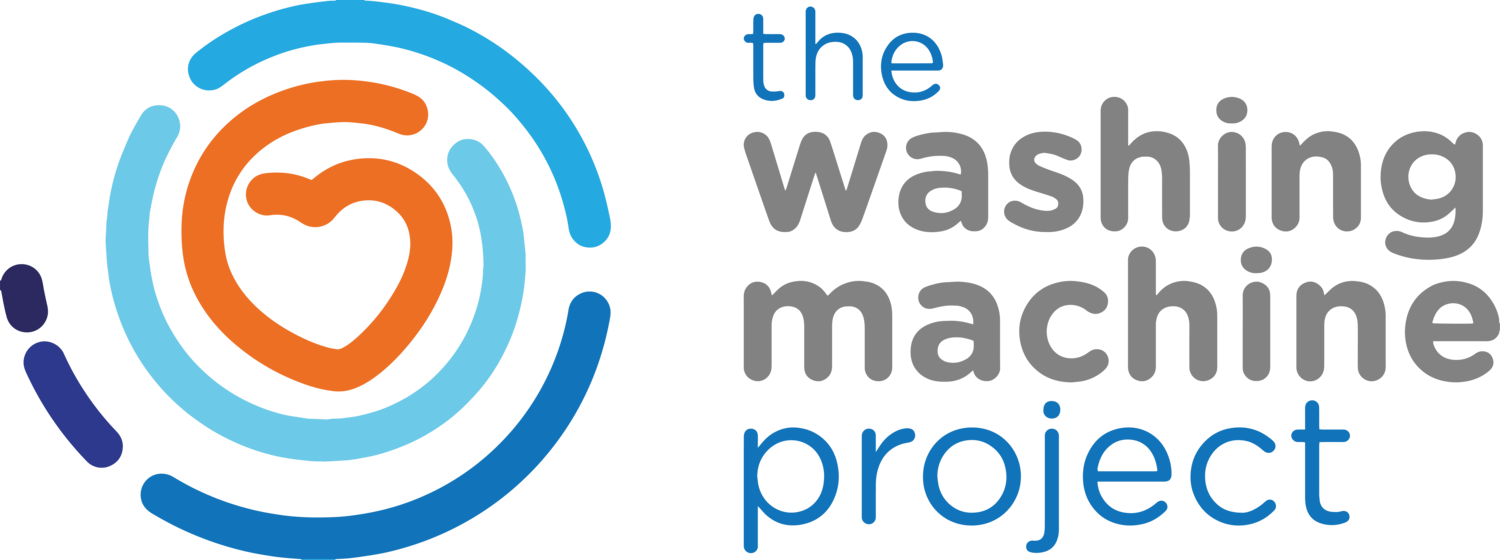 Logo for the 2023 National Virtual Teaching Conference featuring a blue, orange, and purple abstract graphic with the conference title.