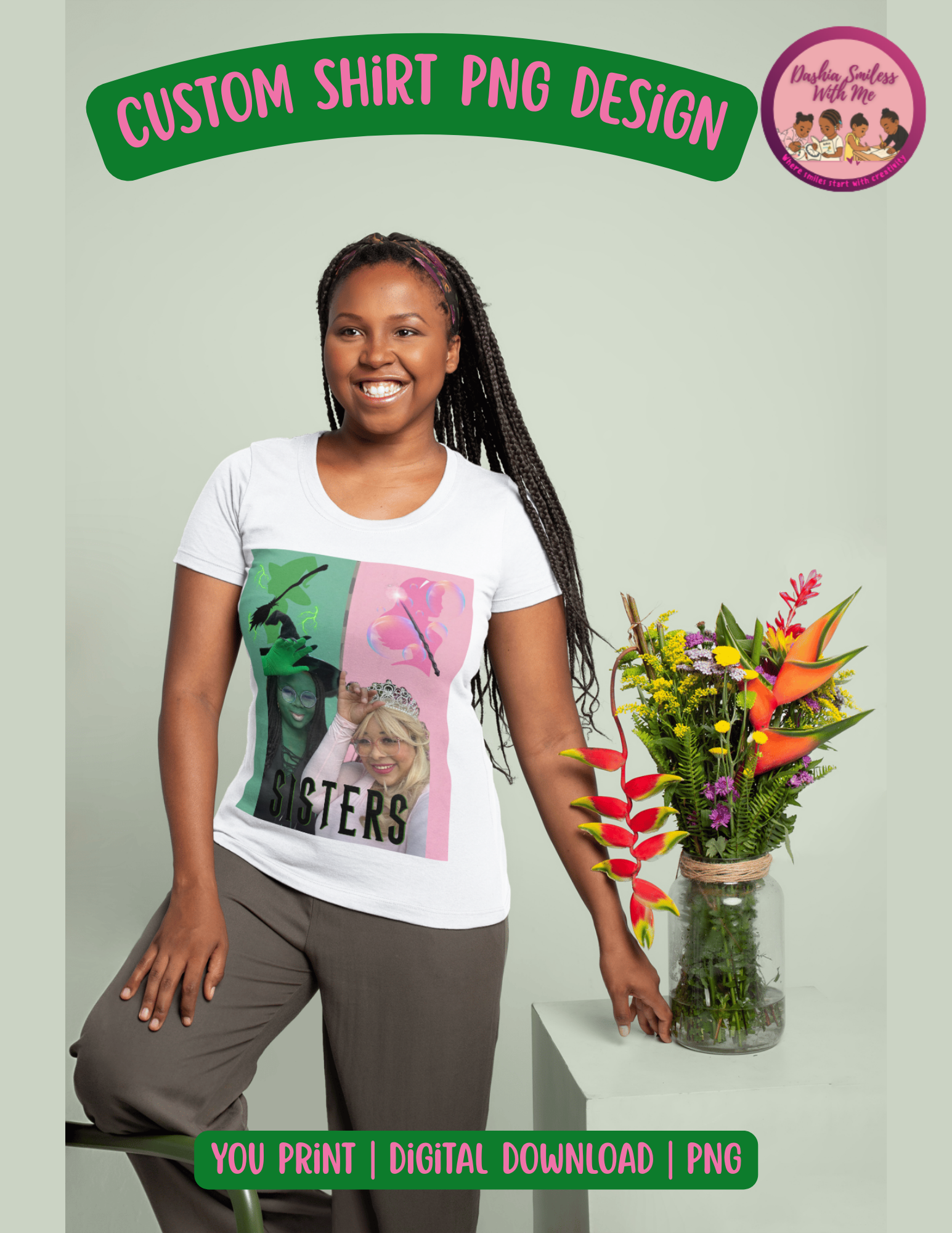 Custom Shirt PNG • Made-to-Order Digital Design • You Print