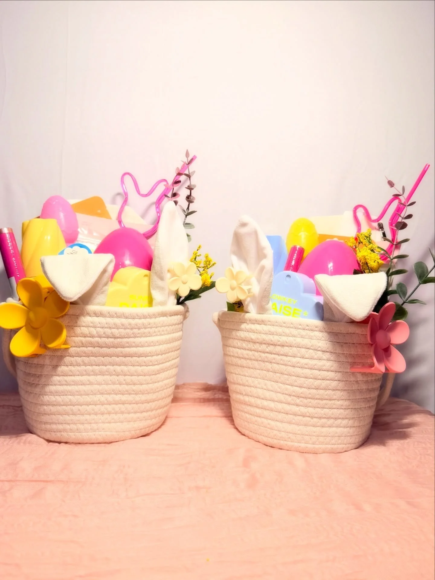 Baskets so nice for a crew so sweet! #easterbasket #easter #customgifts #curatedgifts #curatedcraftyco