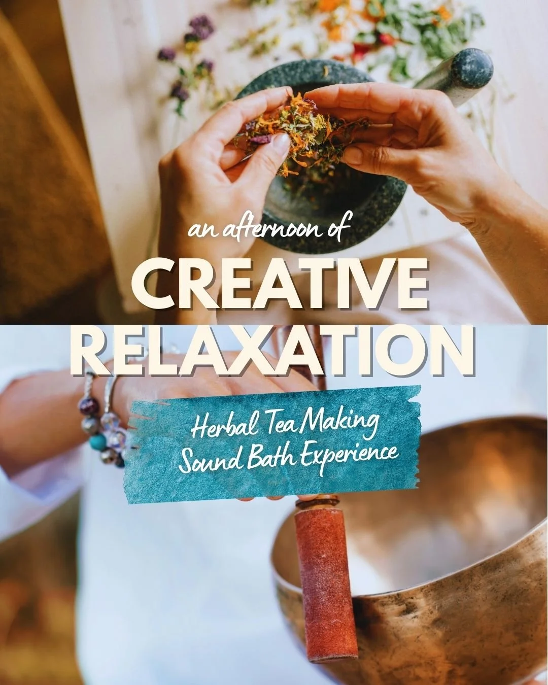 Creative Relaxation: Tea Making & Sound Bath Experience - Mar 7