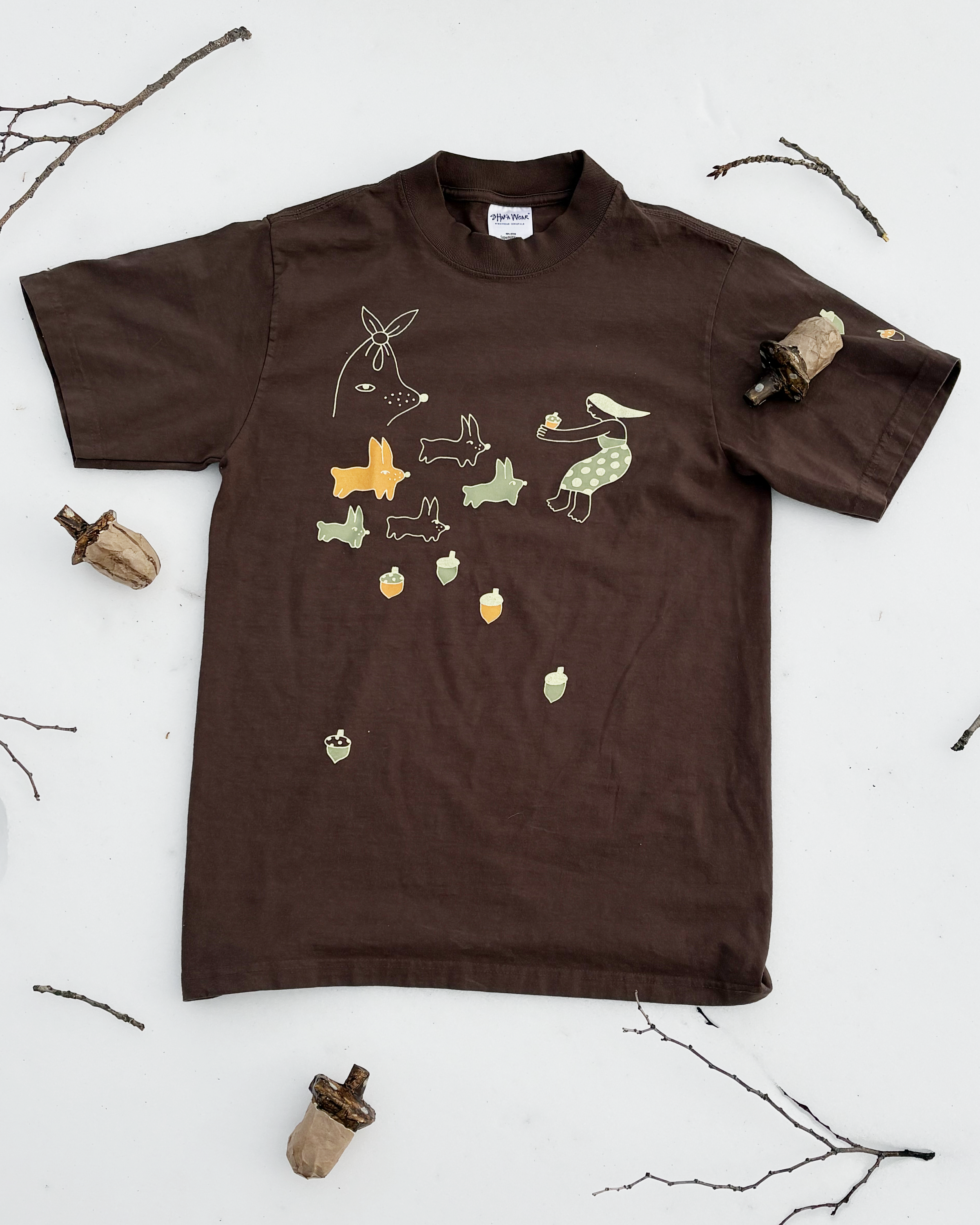 Rabbits and Acorns by Sam Maurer