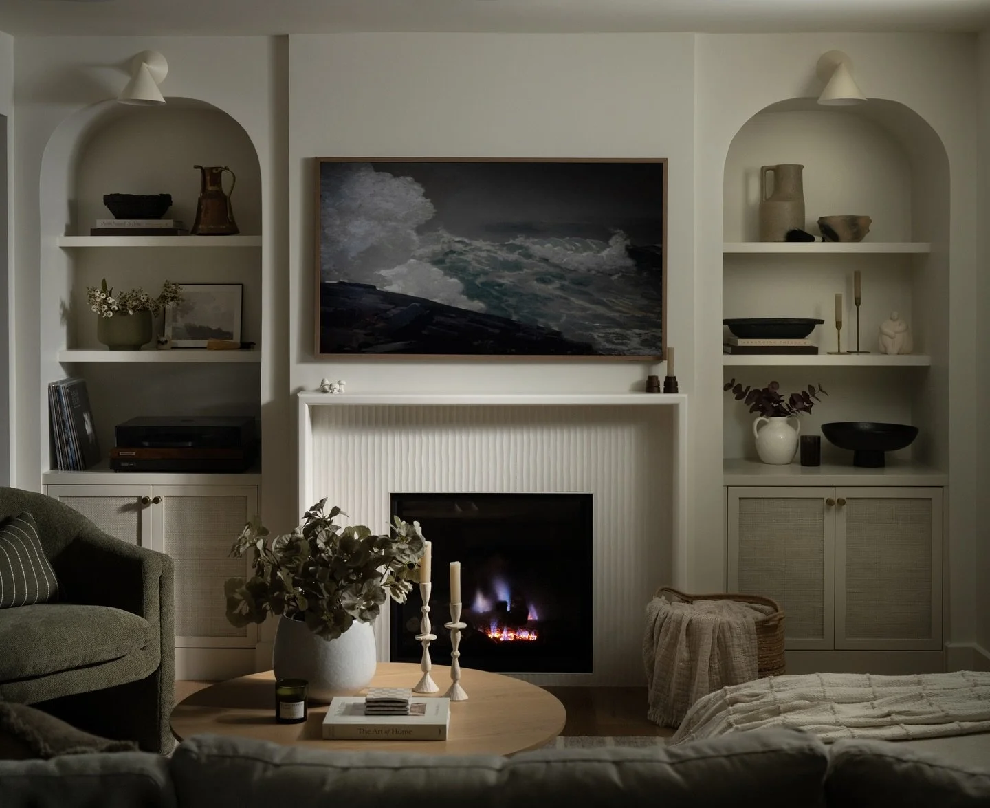 Here&rsquo;s your reminder that a basement doesn&rsquo;t have to feel like a basement. It can feel layered, inviting, and completely lived in when every detail has purpose.

From custom archways and layered lighting to the moody bar, warm wood tones,