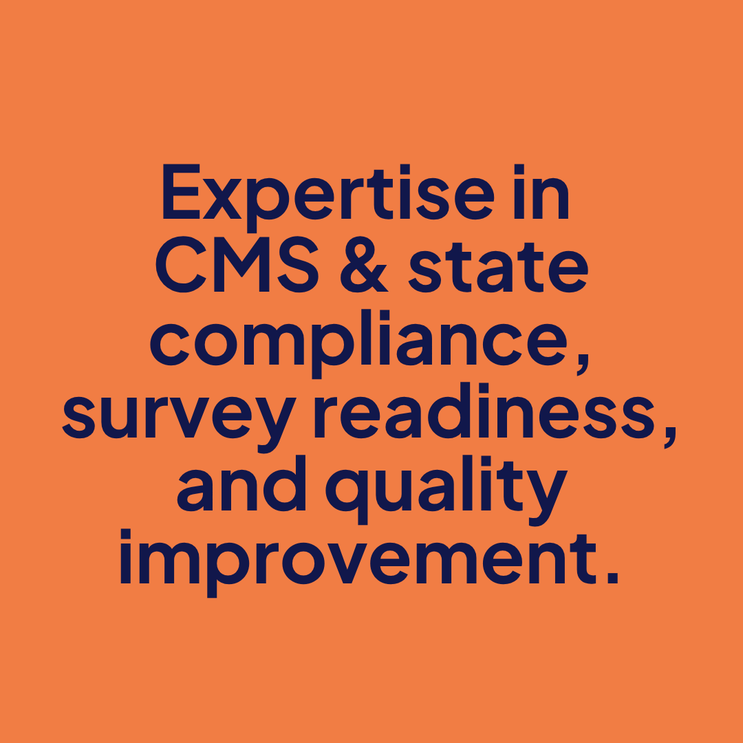 Skilled nursing facility professional reviewing information on a tablet in a healthcare office environment.