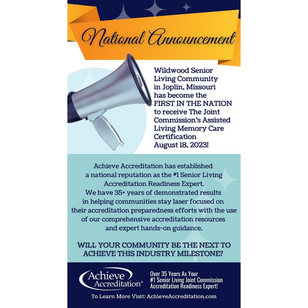 Achieve Accreditation Announcements