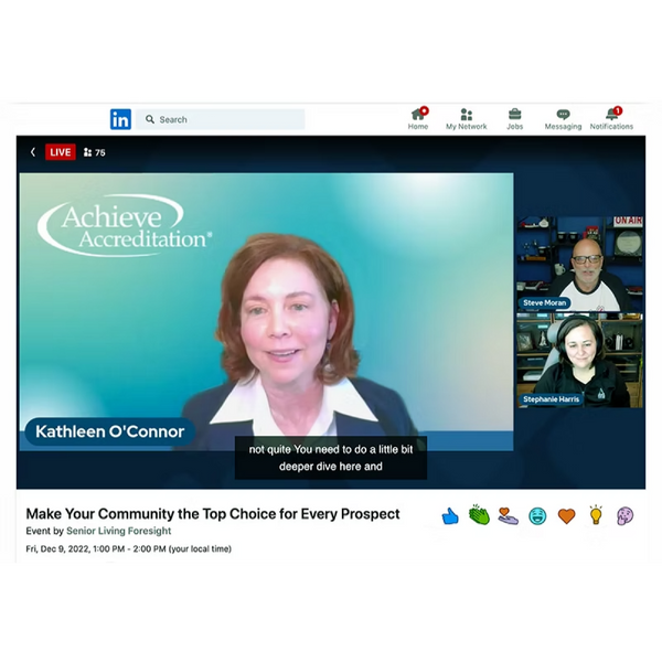 Achieve Accreditation's Kathleen O'Connor Interview with Senior Living Foresight
