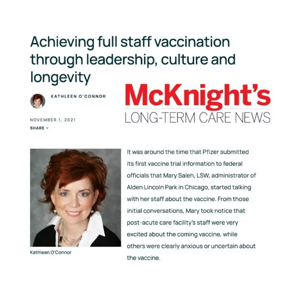 Achieve Accreditation Receives Mention in McKnight's Long Term Care&nbsp;