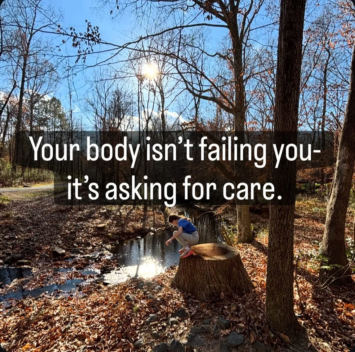 We have separated the body from the soul. As if we could actually make it happen. 

That chronic fatigue? Constant irritability? Back pain, headaches, tingles- it&rsquo;s all telling a story. Communication from your spirit. 

An invitation to come, f