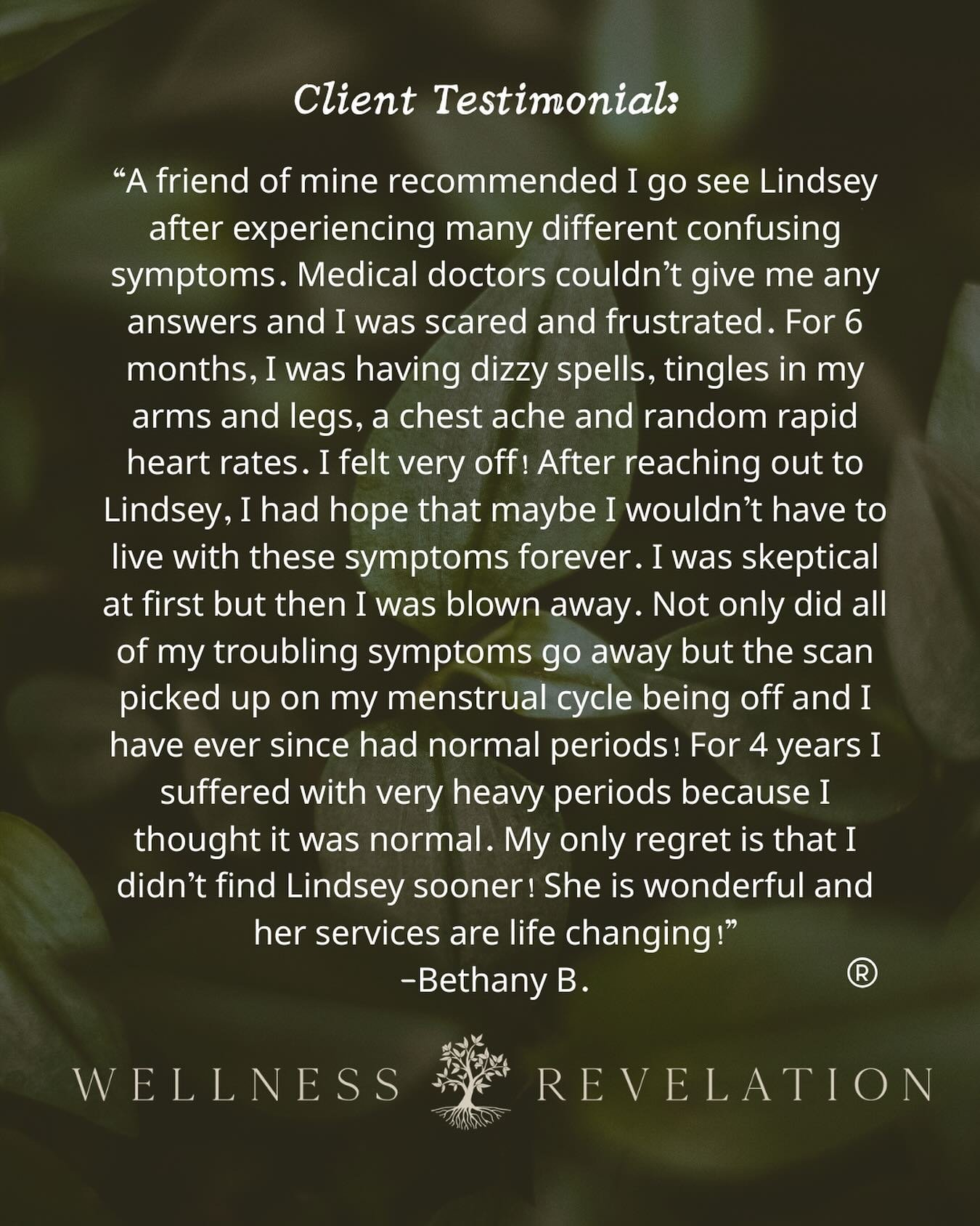 Client testimonies bring my heart so much joy! 

BioScanning and frequency medicine are life changing! I&rsquo;d love to walk through your story alongside you as we support your body to heal, just like it was always meant to. 🤍🍃🌳

#bioscan #biores