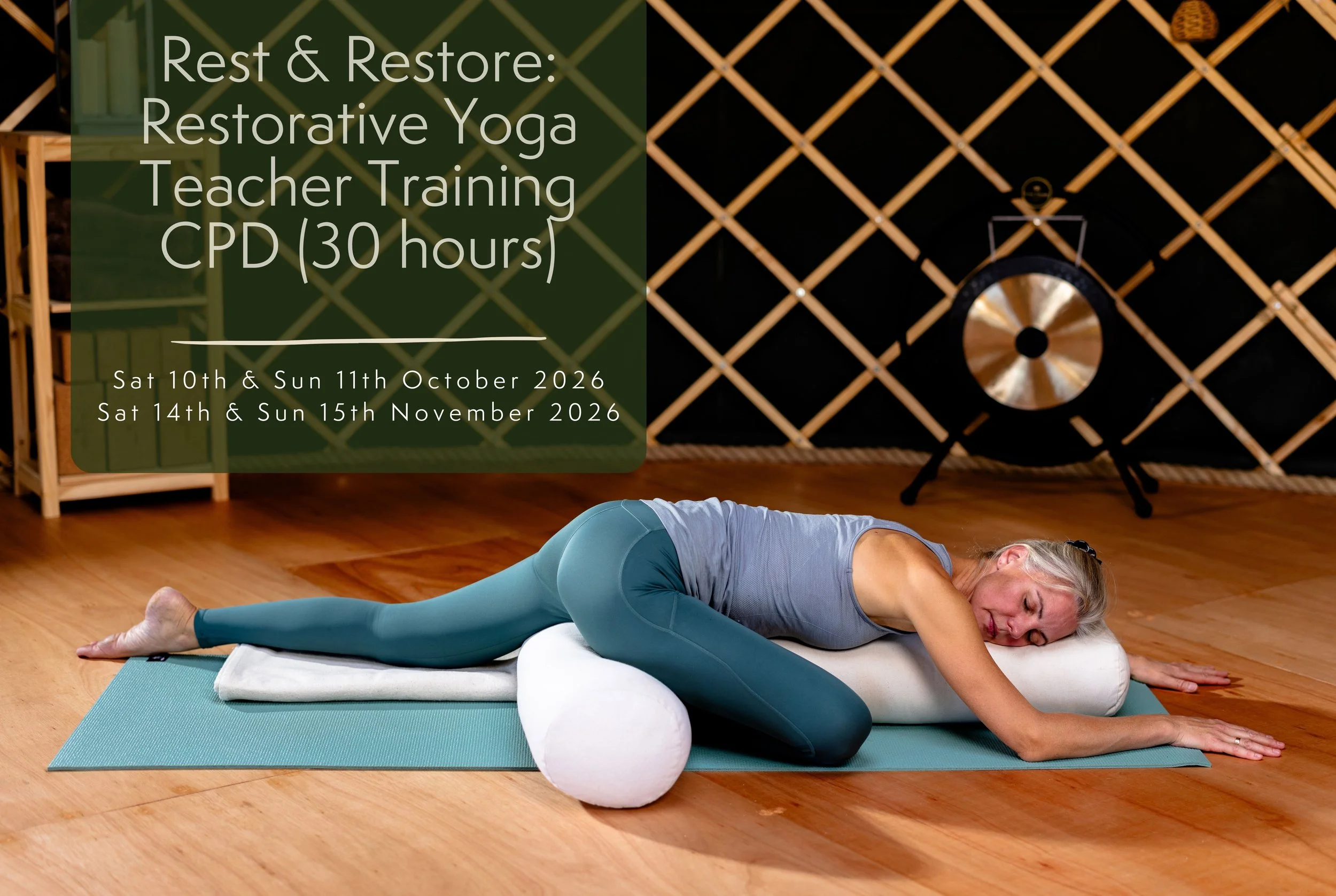 Rest &amp; Restore: Restorative Yoga Teacher Training CPD (30 hours)