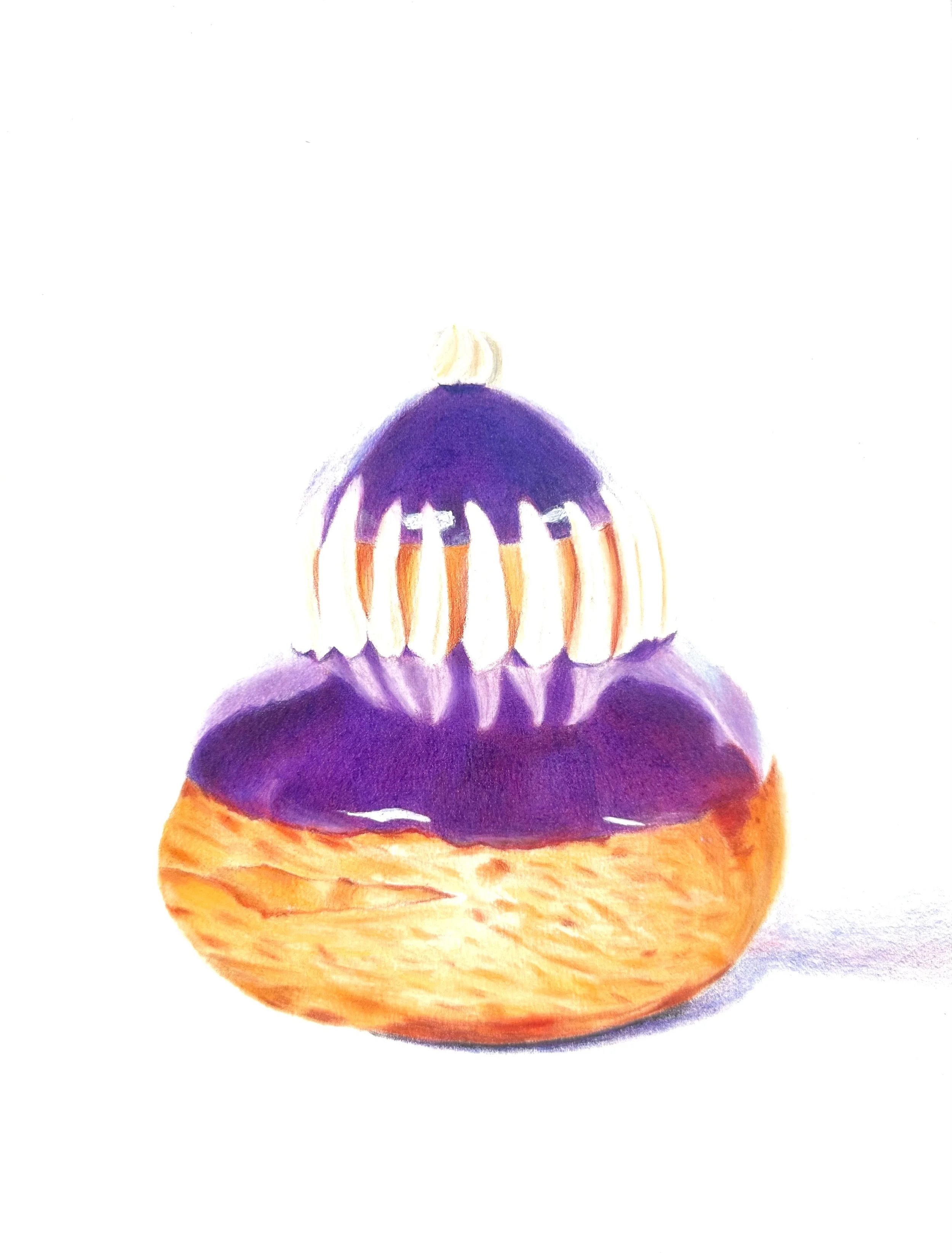 La religieuse
 Crayons de couleur sur papier
 29 x 24,5 cm
  350 euros (encadré)

