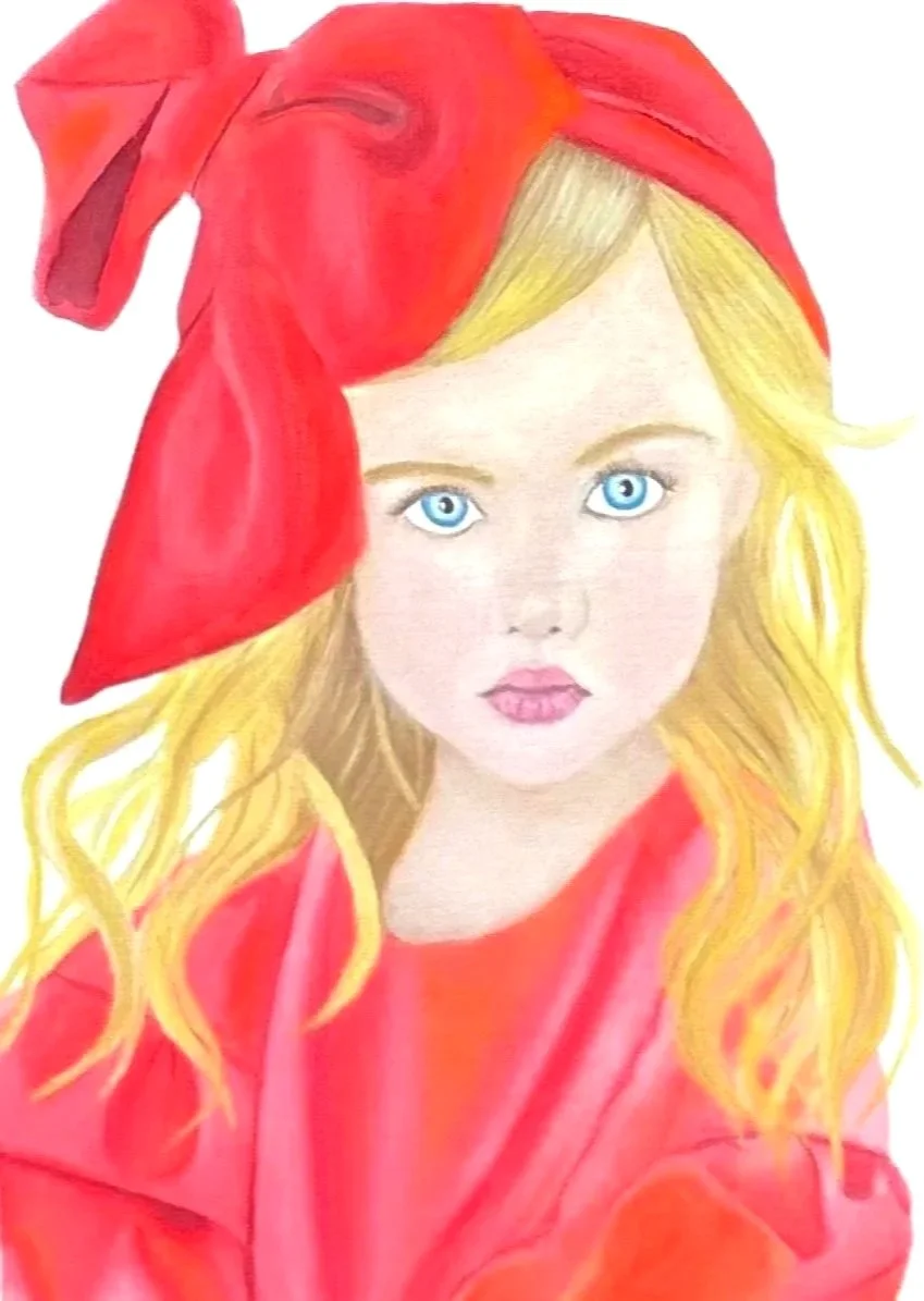 Le ruban
 Huile sur toile
 40x30 cm