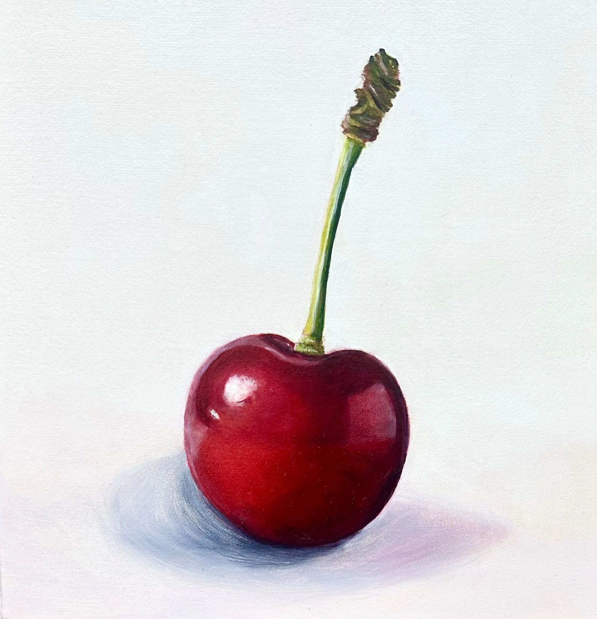 La cerise
 Huile sur toile
 20x20 cm