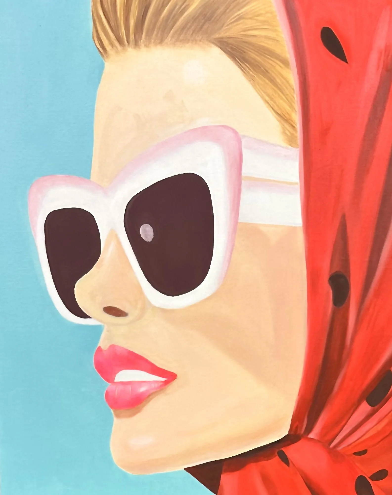 Fifties girl
 
Huile sur toile
 
73x60 cm