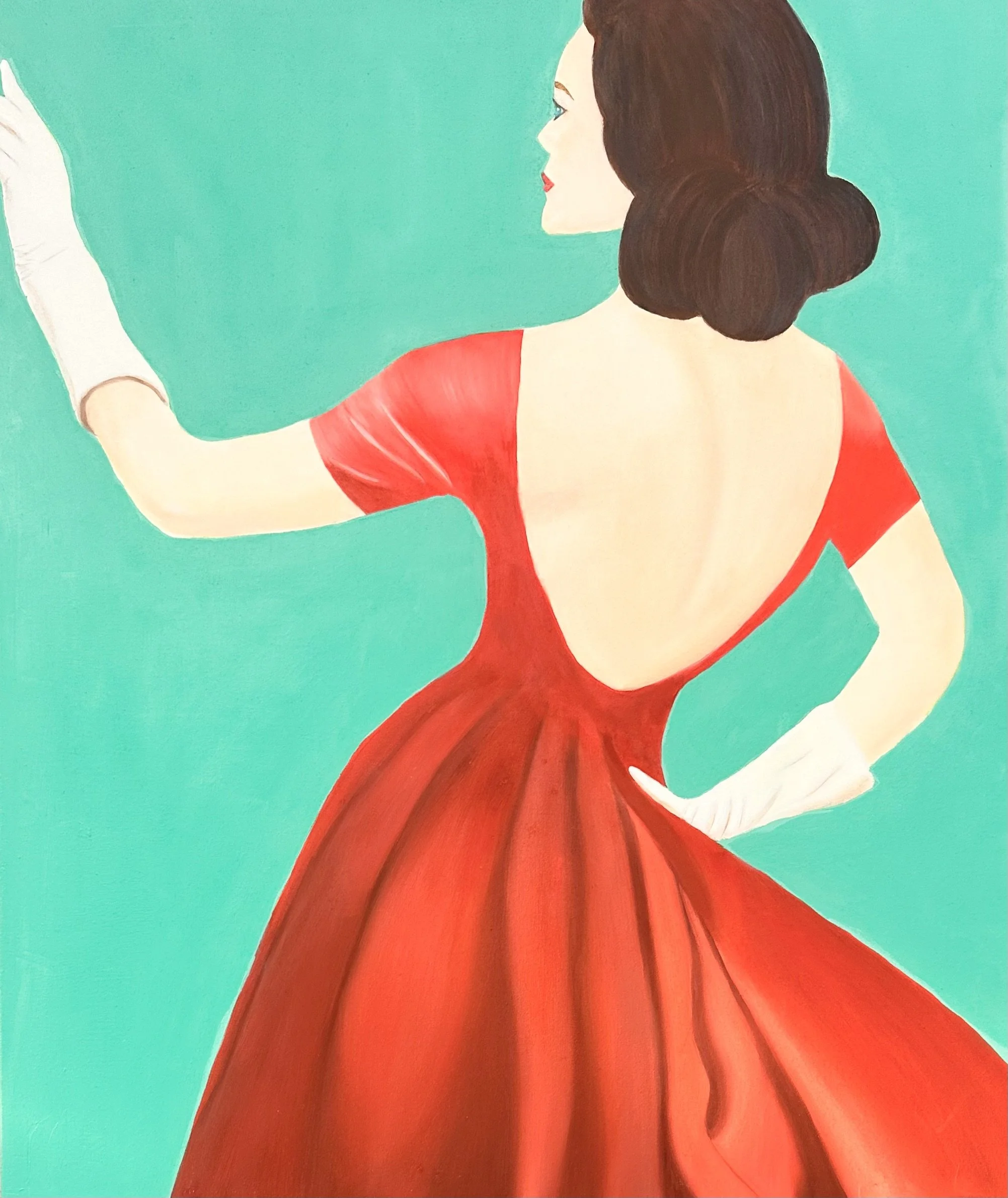 New look
 Huile sur toile
 73x60 cm