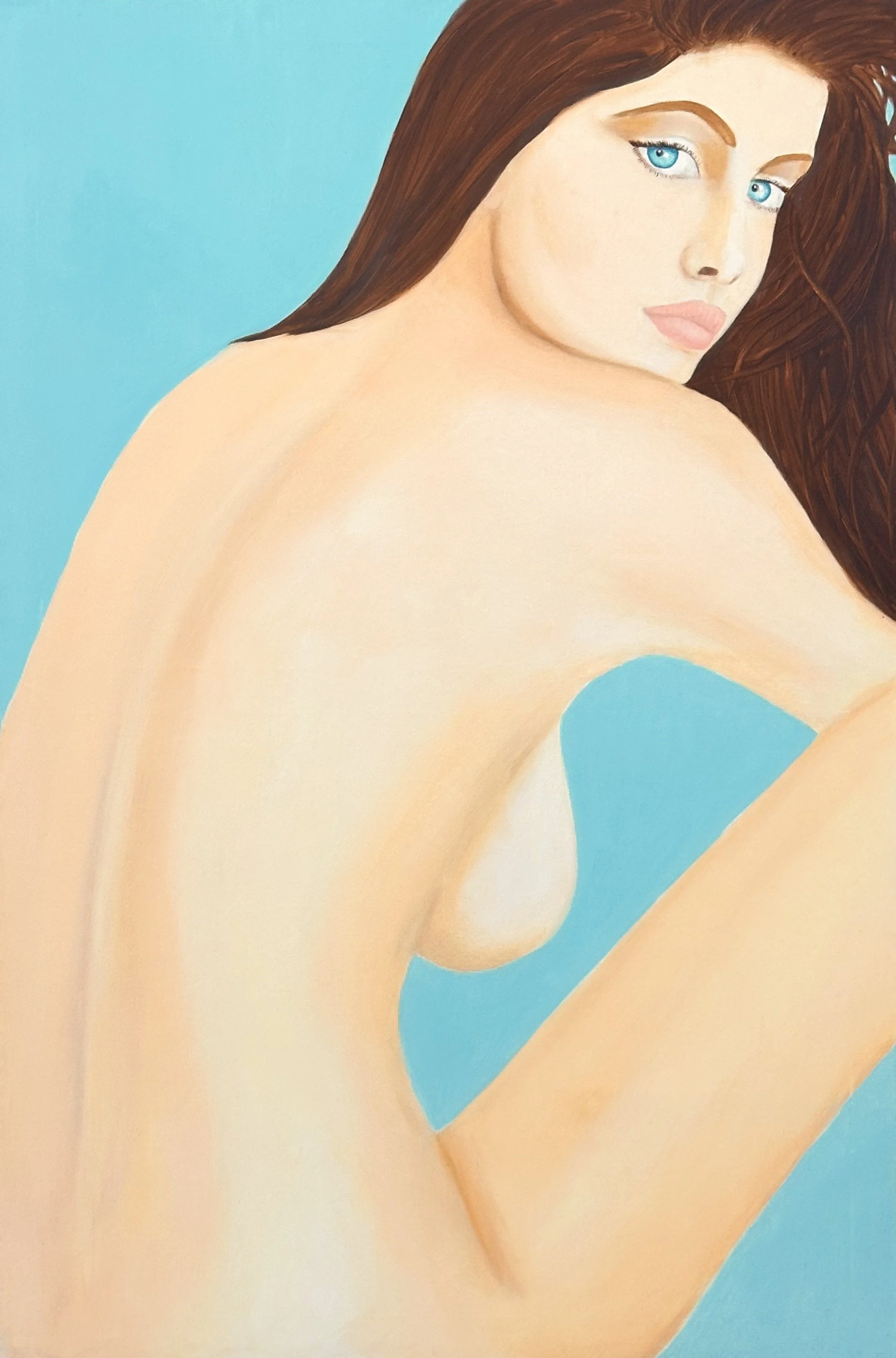 Le regard
 Huile sur toile
 90x60 cm
