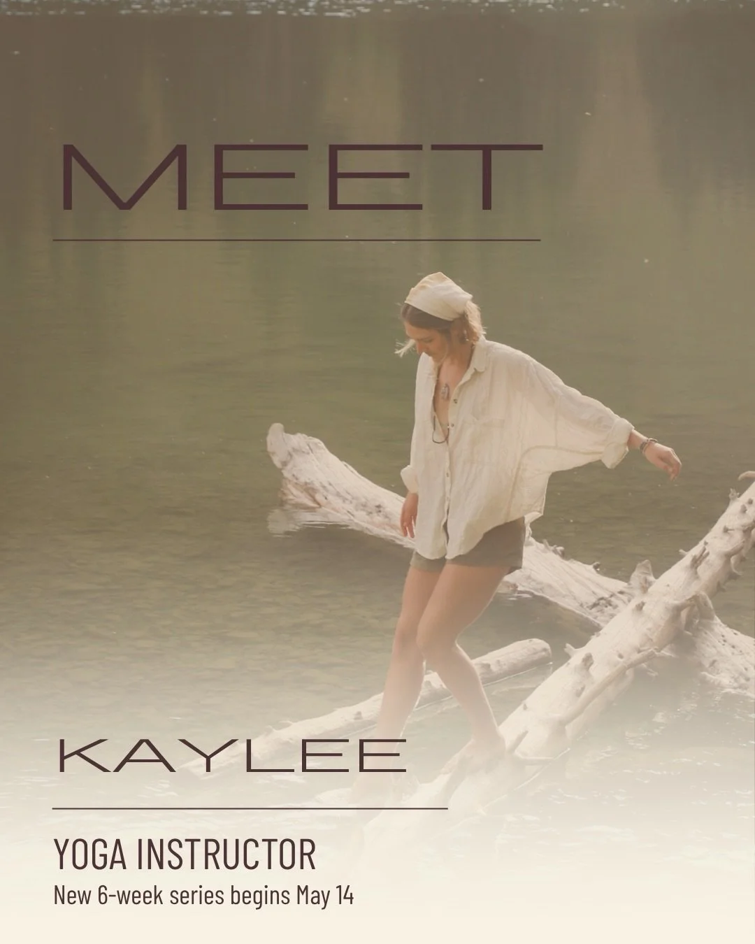 Meet Kaylee Murray.

Starting May 14, Kaylee is leading two new weekly yoga classes at hothouse &mdash; and we couldn&rsquo;t be more glad to have her.

Gentle Yoga &middot; Thursdays, 5:30&ndash;6:30 PM &middot; begins May 14 A slower, restorative f