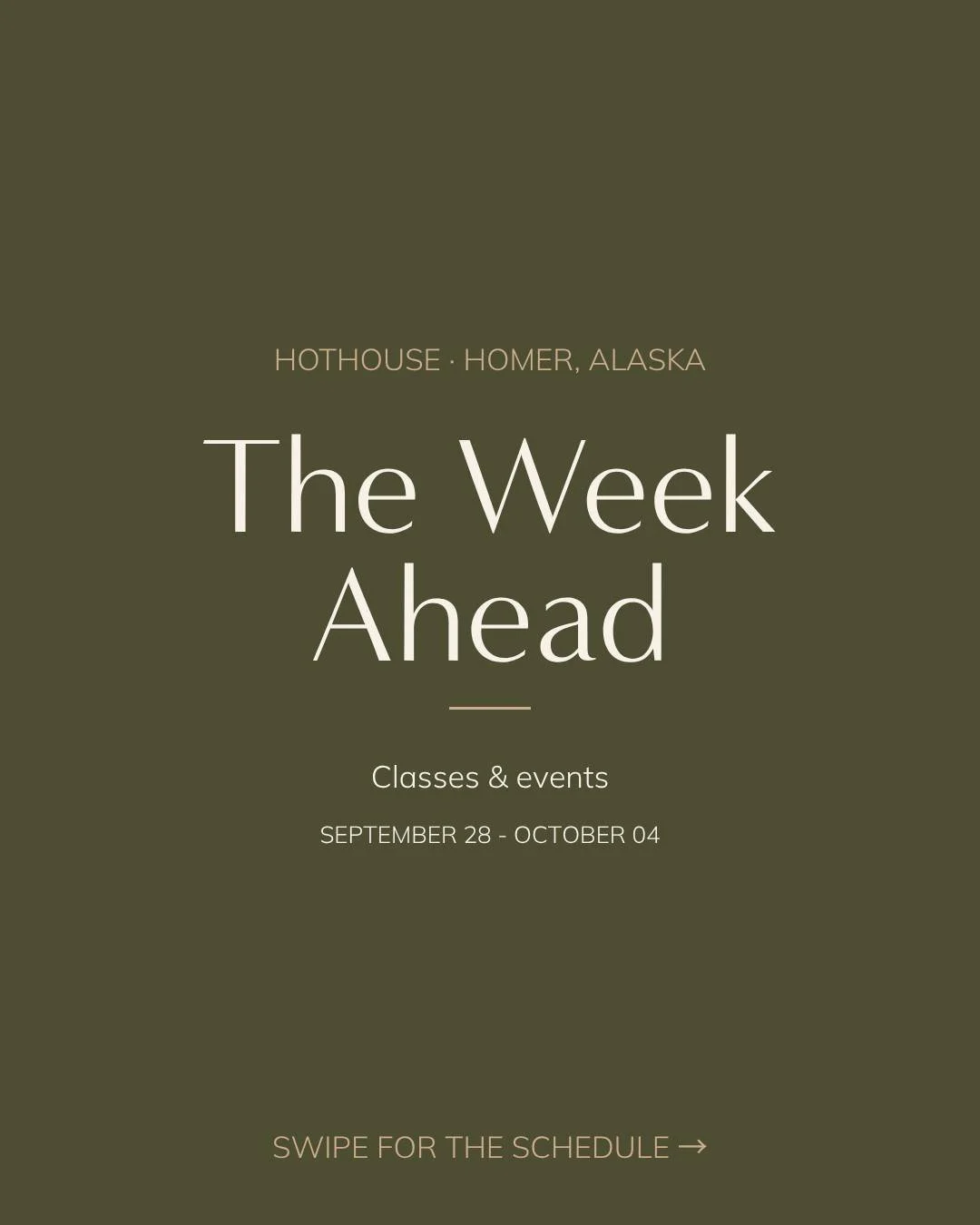 New month, same heat.

October starts this week. The schedule is on the card, and Happy Hour runs Wednesday, Thursday and Friday afternoons. Class packs work on anything on the schedule, or just drop in.

Don't forget Fall in Together. Bring a friend