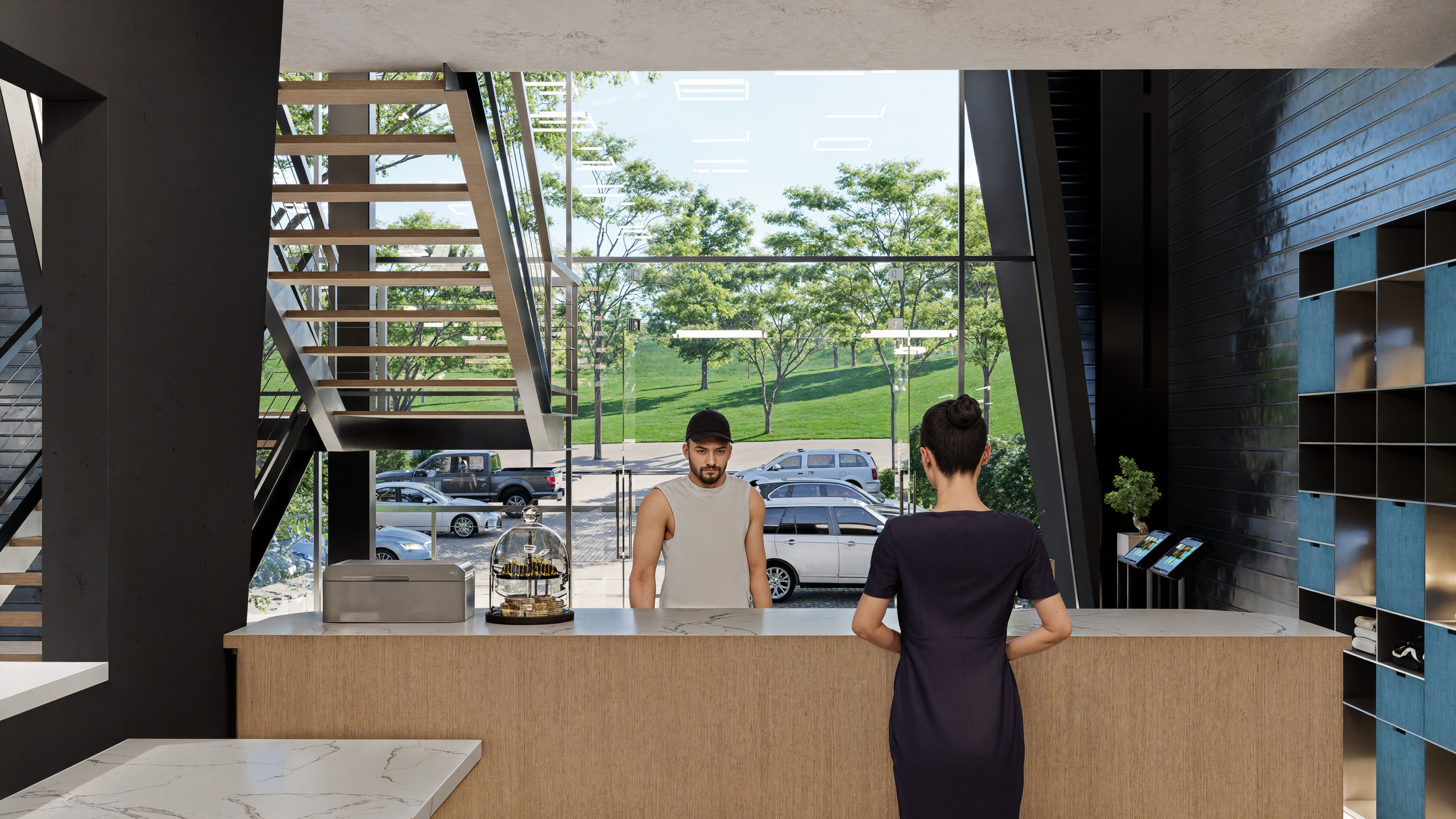 Vector, cafe, coffee, The Fuel Bar, nutrition, protein, supplements, merchandise, front desk